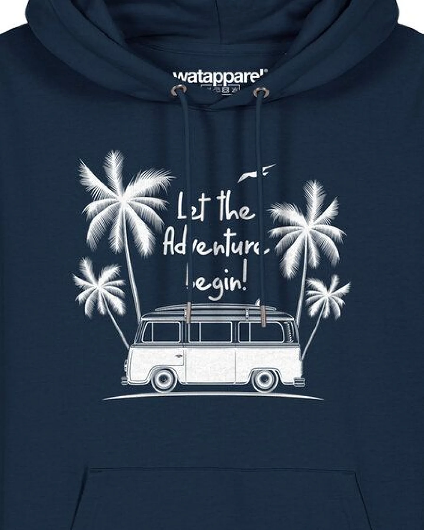 watapparel Hoodie Unisex Let the adventure begin – Ansicht 3