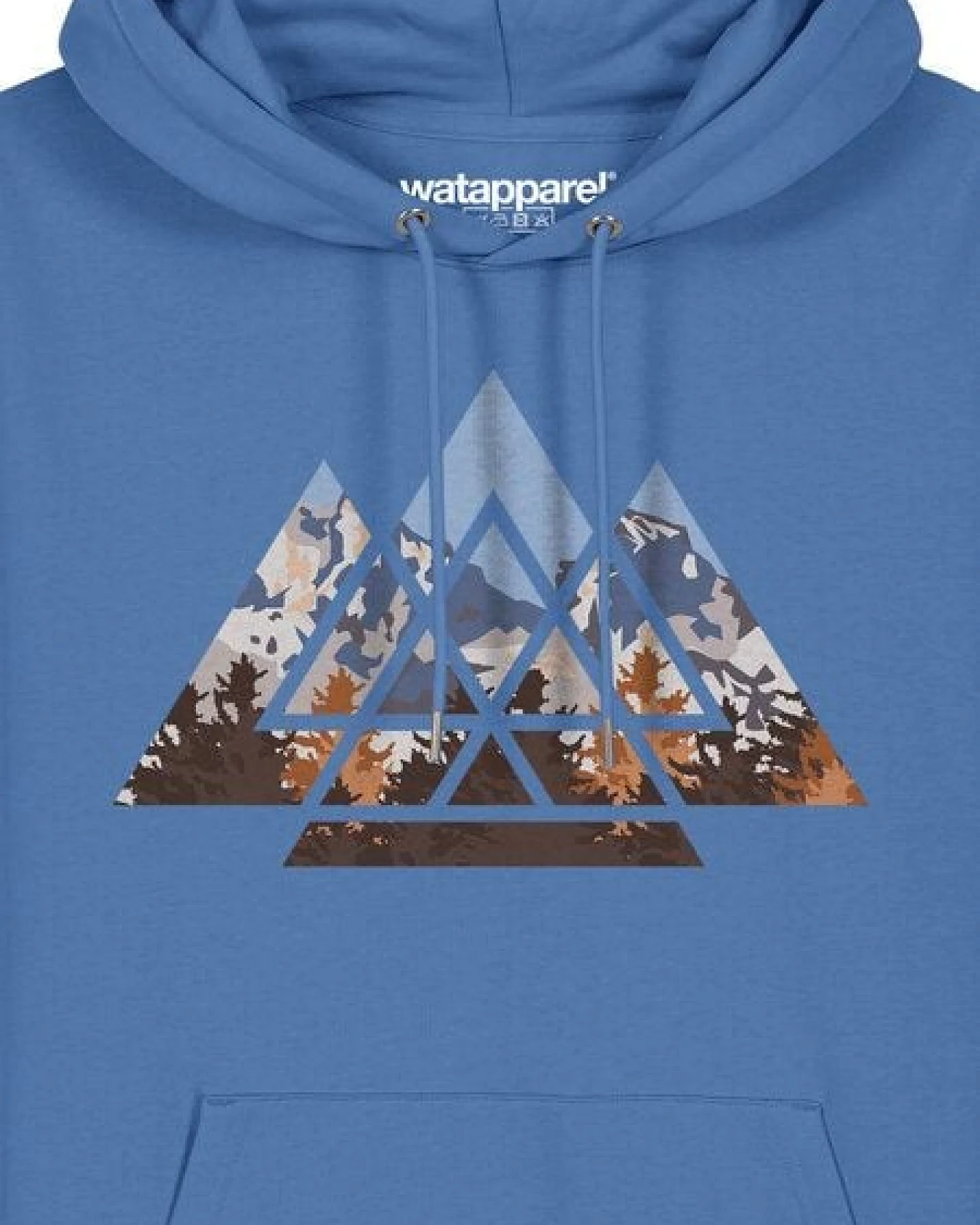 watapparel Hoodie Unisex Geometric Landscape – Ansicht 3