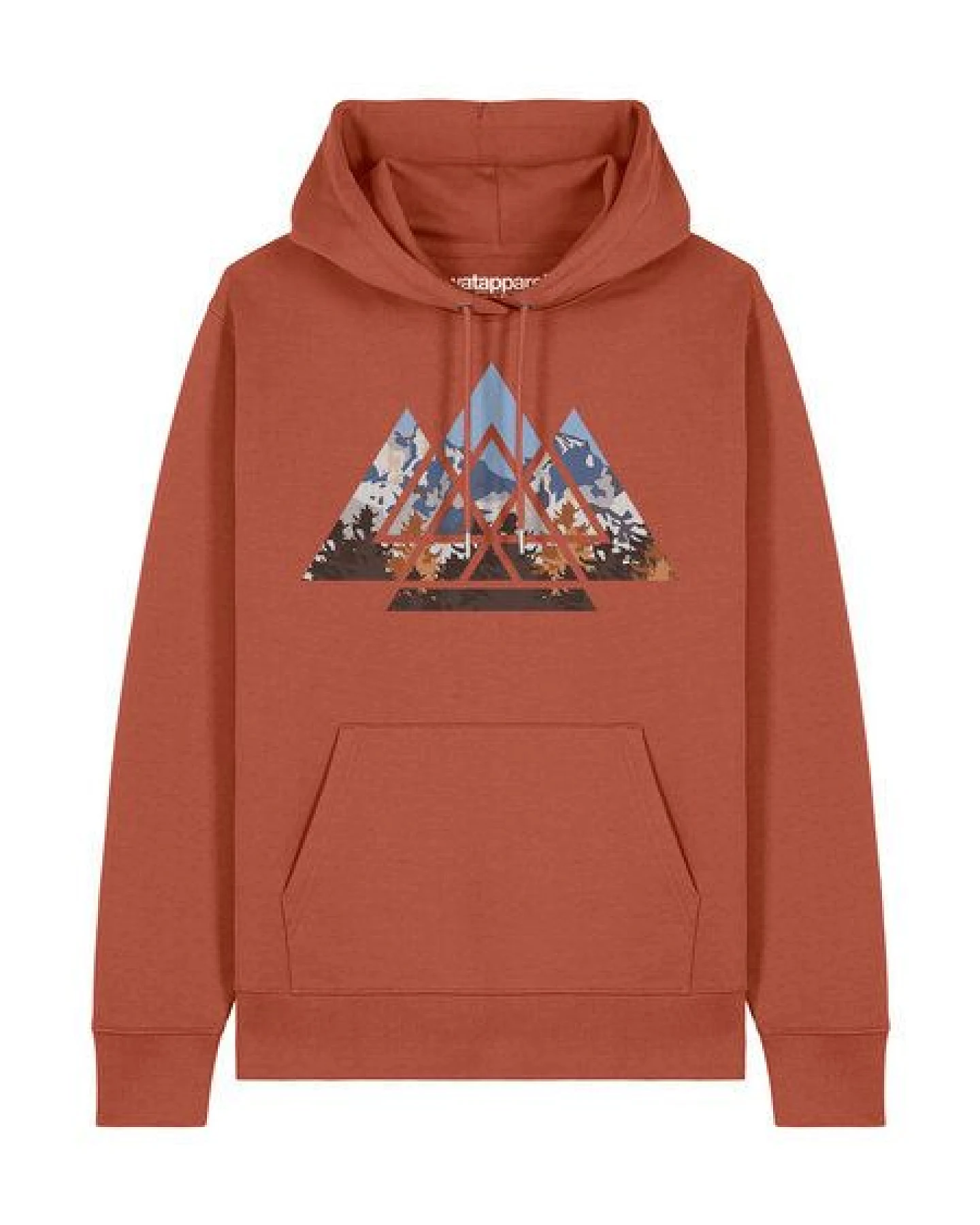watapparel Hoodie Unisex Geometric Landscape – Ansicht 2