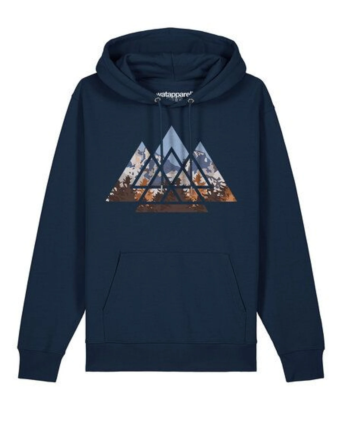 watapparel Hoodie Unisex Geometric Landscape – Ansicht 2