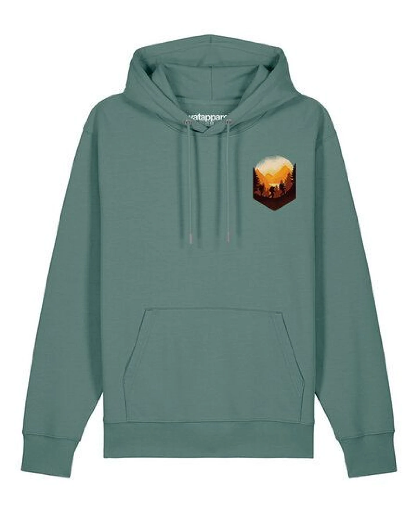 watapparel Hoodie Unisex Hiking in the mountains – Ansicht 2