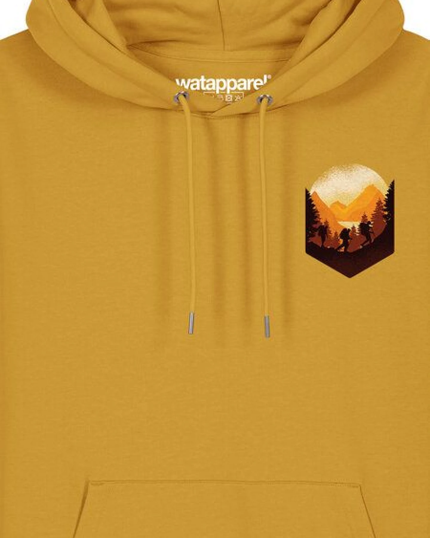 watapparel Hoodie Unisex Hiking in the mountains – Ansicht 3