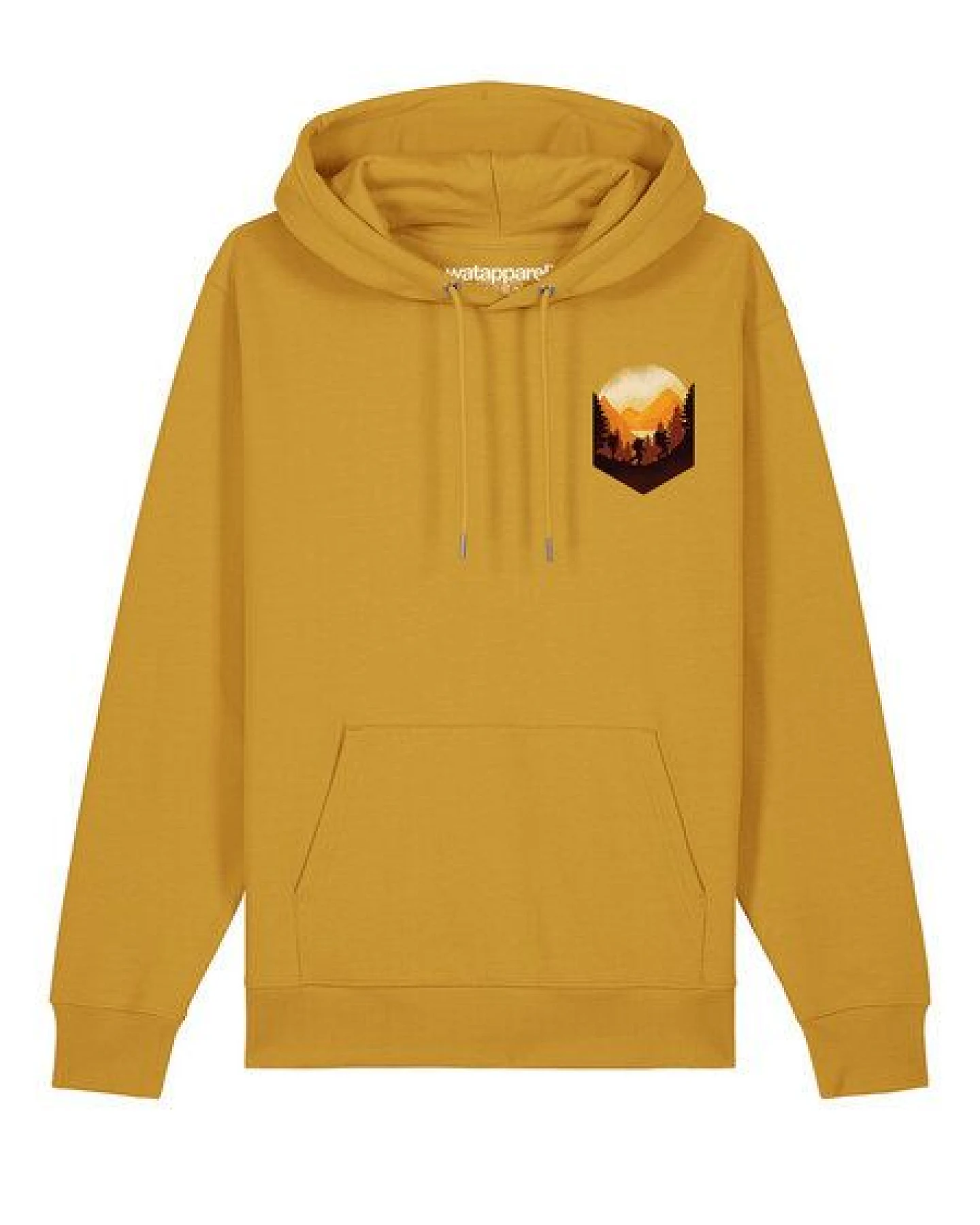 watapparel Hoodie Unisex Hiking in the mountains – Ansicht 2