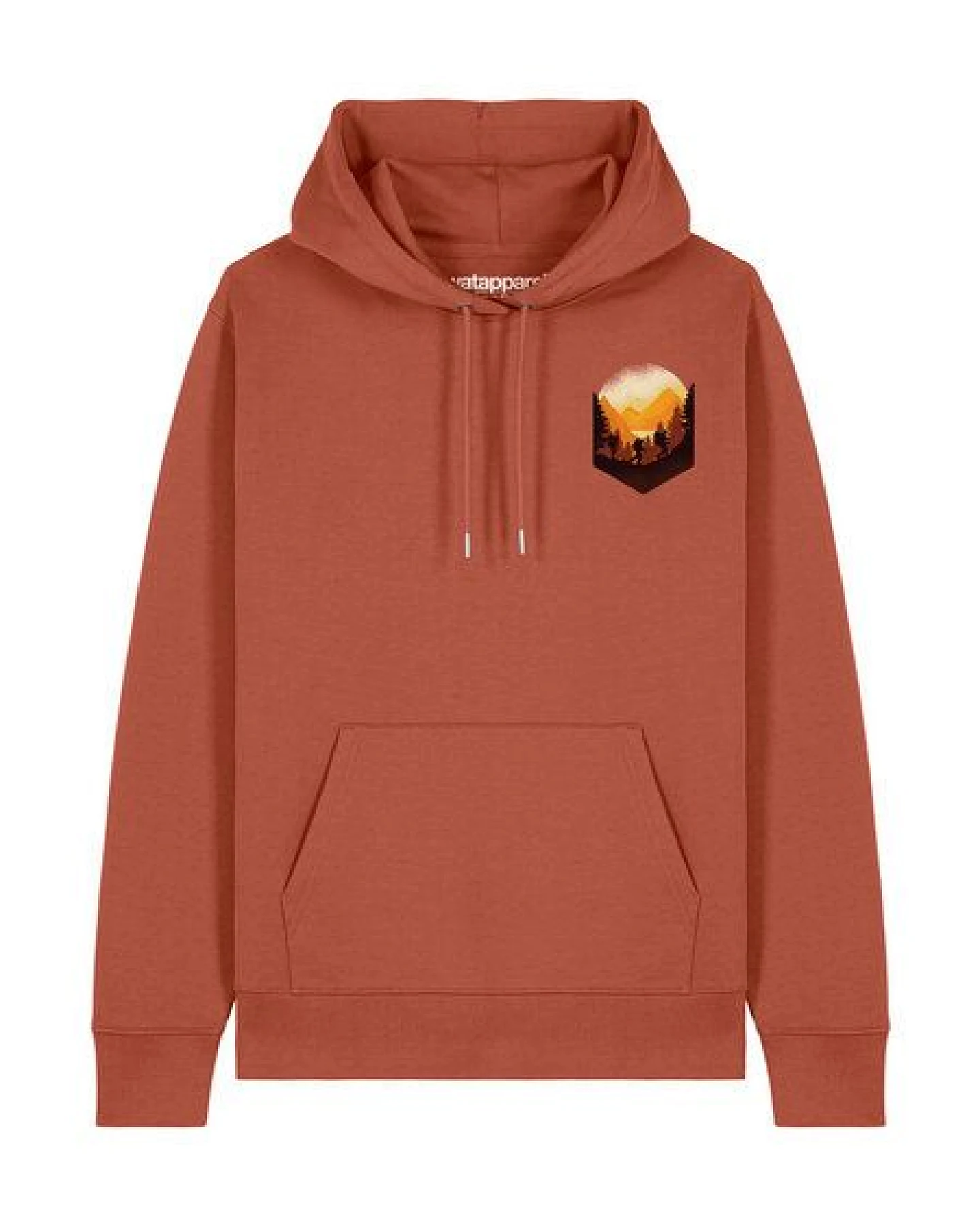 watapparel Hoodie Unisex Hiking in the mountains – Ansicht 2
