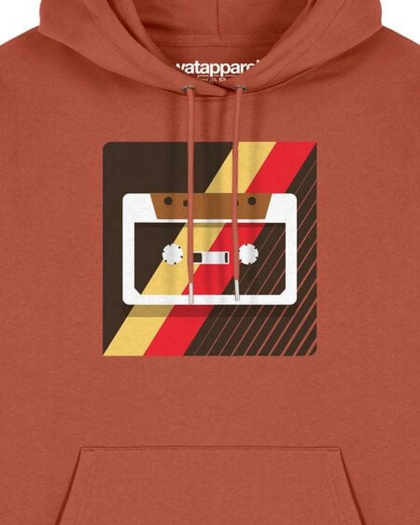 watapparel Hoodie Unisex Kassette – Ansicht 3
