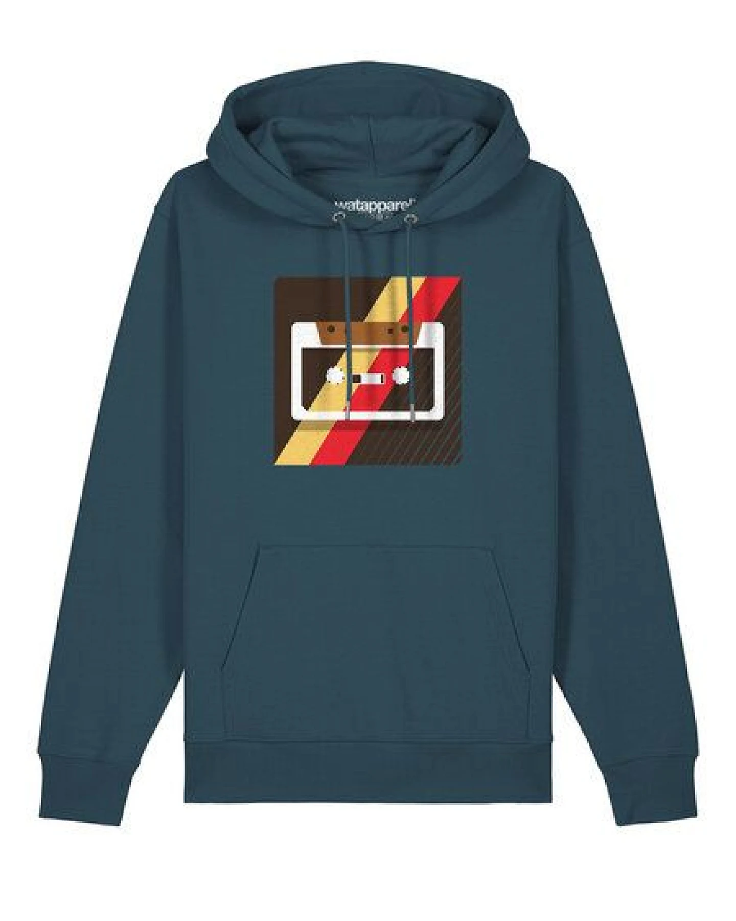 watapparel Hoodie Unisex Kassette – Ansicht 2