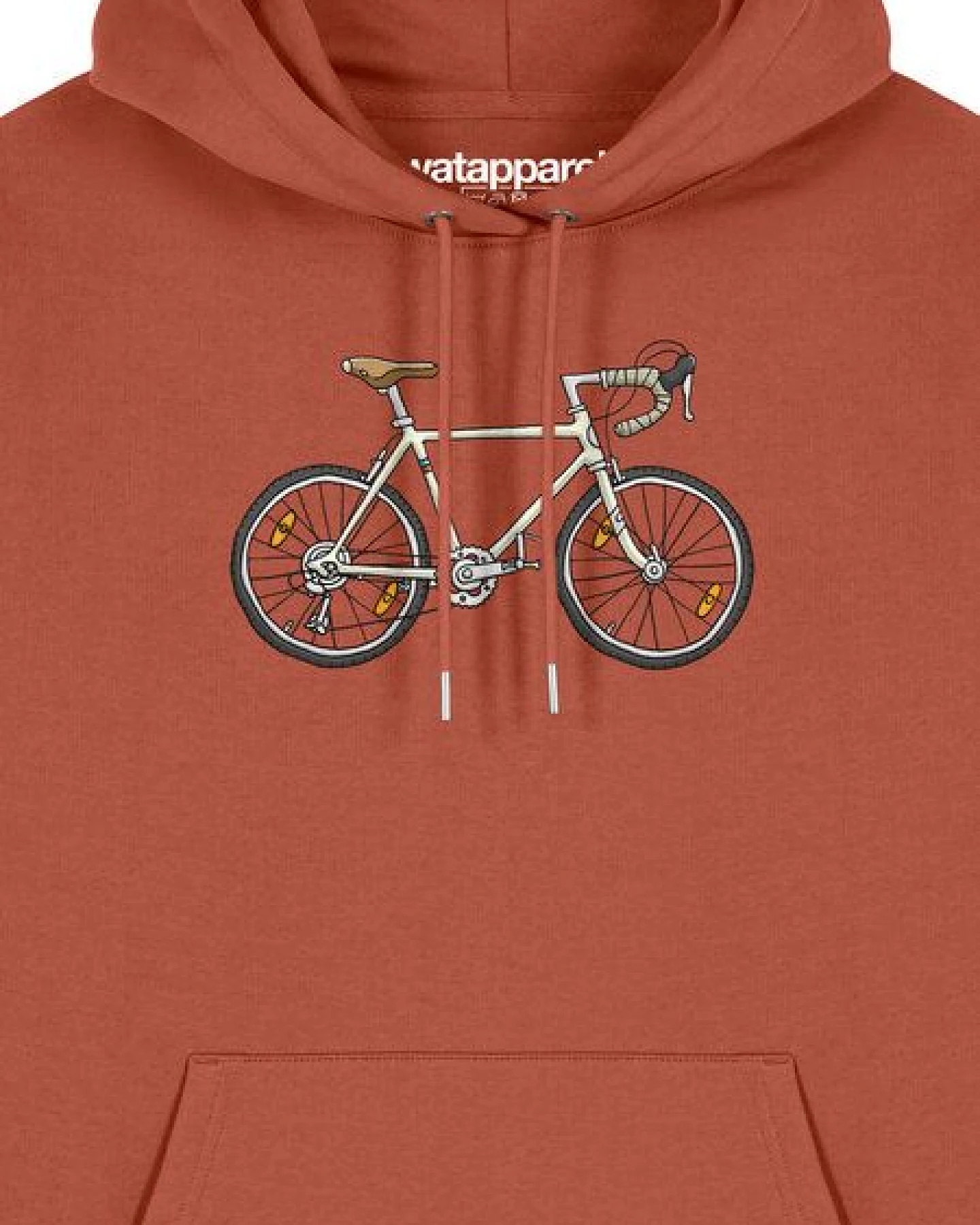 watapparel Hoodie Unisex Doodle Bike – Ansicht 3