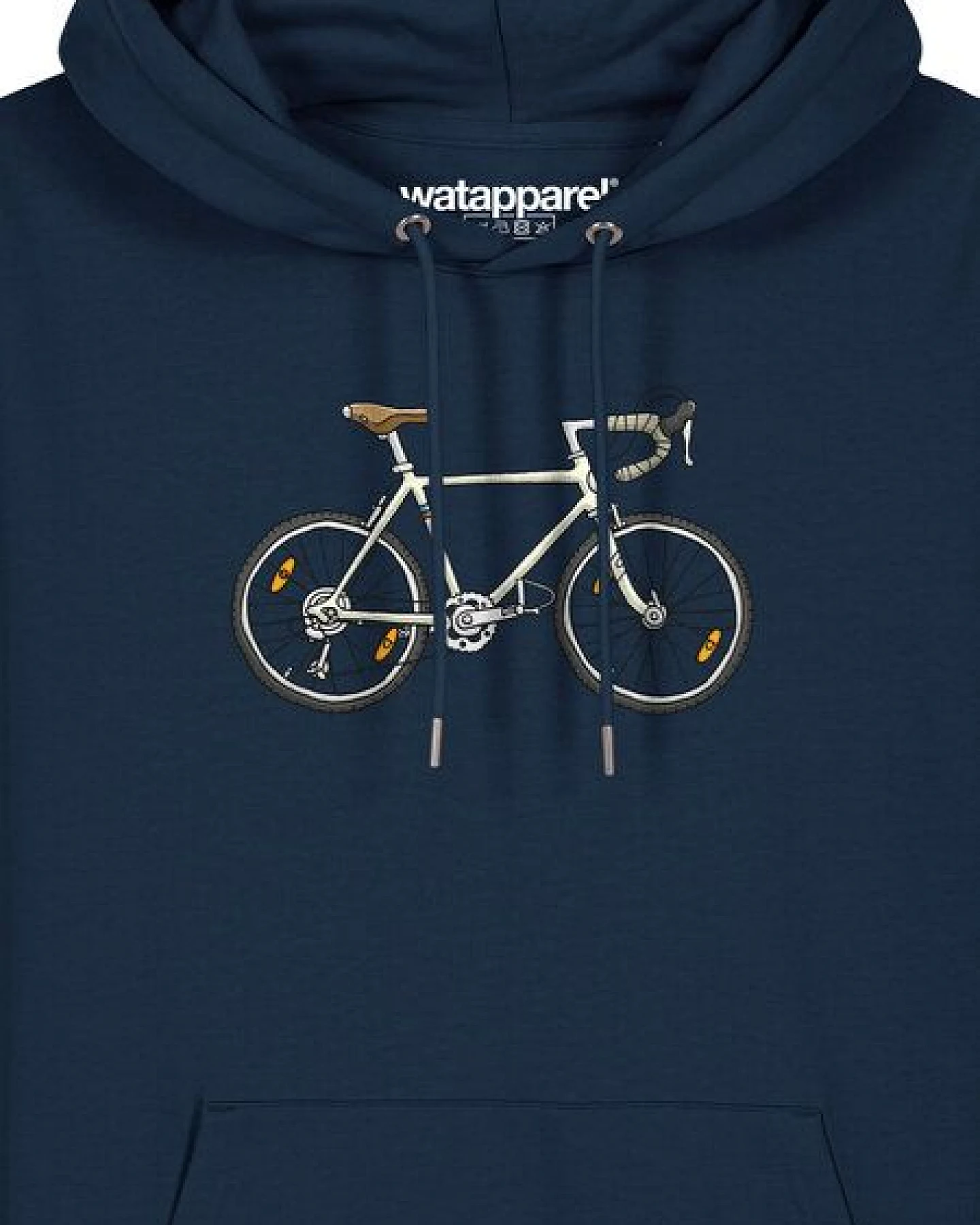 watapparel Hoodie Unisex Doodle Bike – Ansicht 3
