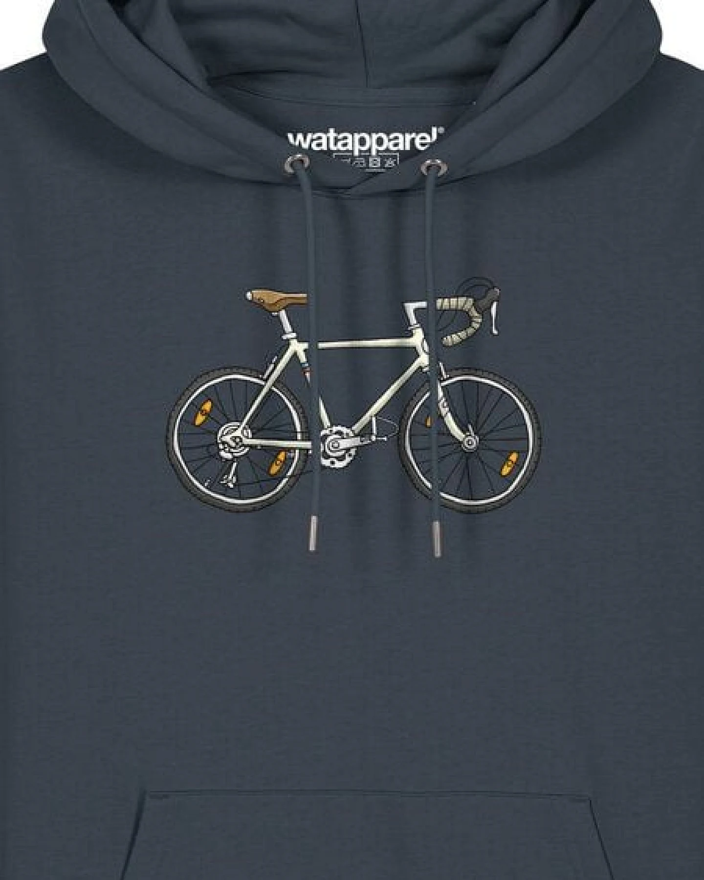 watapparel Hoodie Unisex Doodle Bike – Ansicht 3