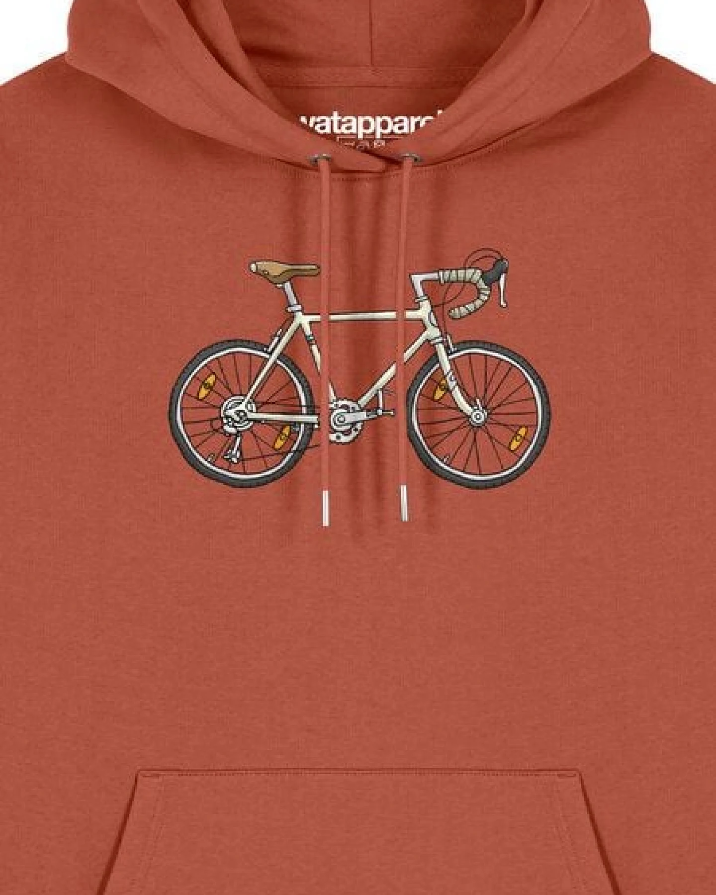watapparel Hoodie Unisex Doodle Bike – Ansicht 3