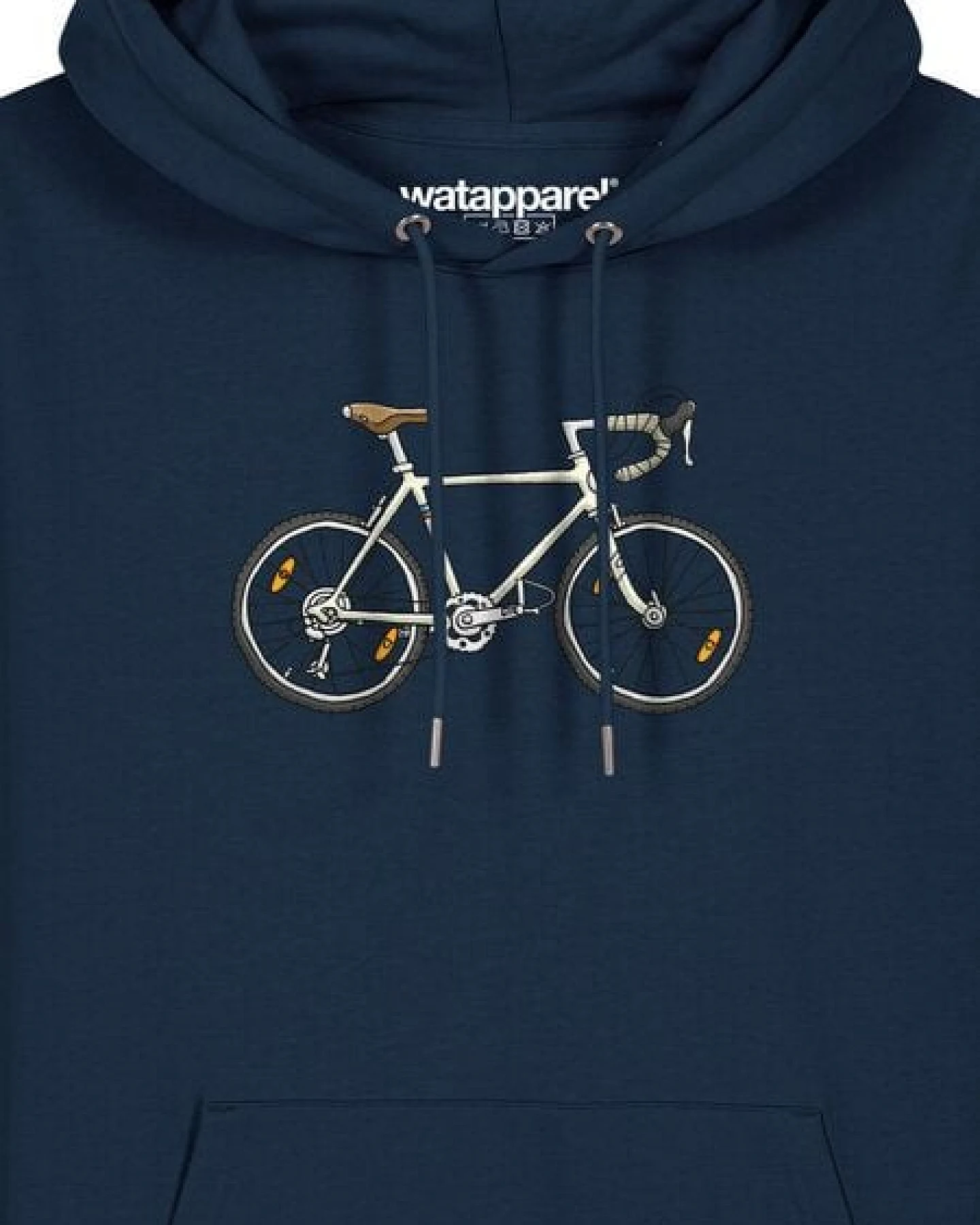 watapparel Hoodie Unisex Doodle Bike – Ansicht 3