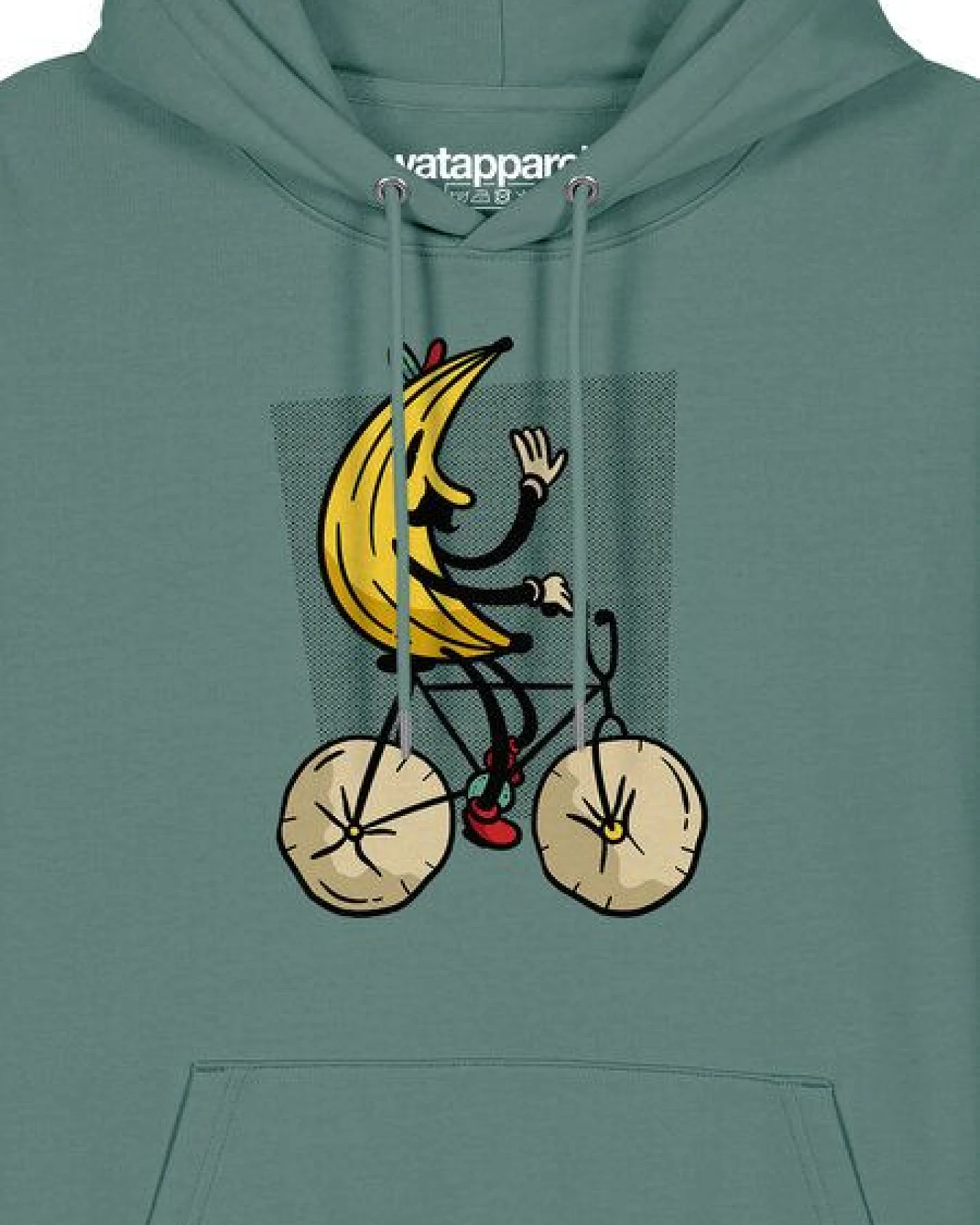 watapparel Hoodie Unisex Banana Rider – Ansicht 3