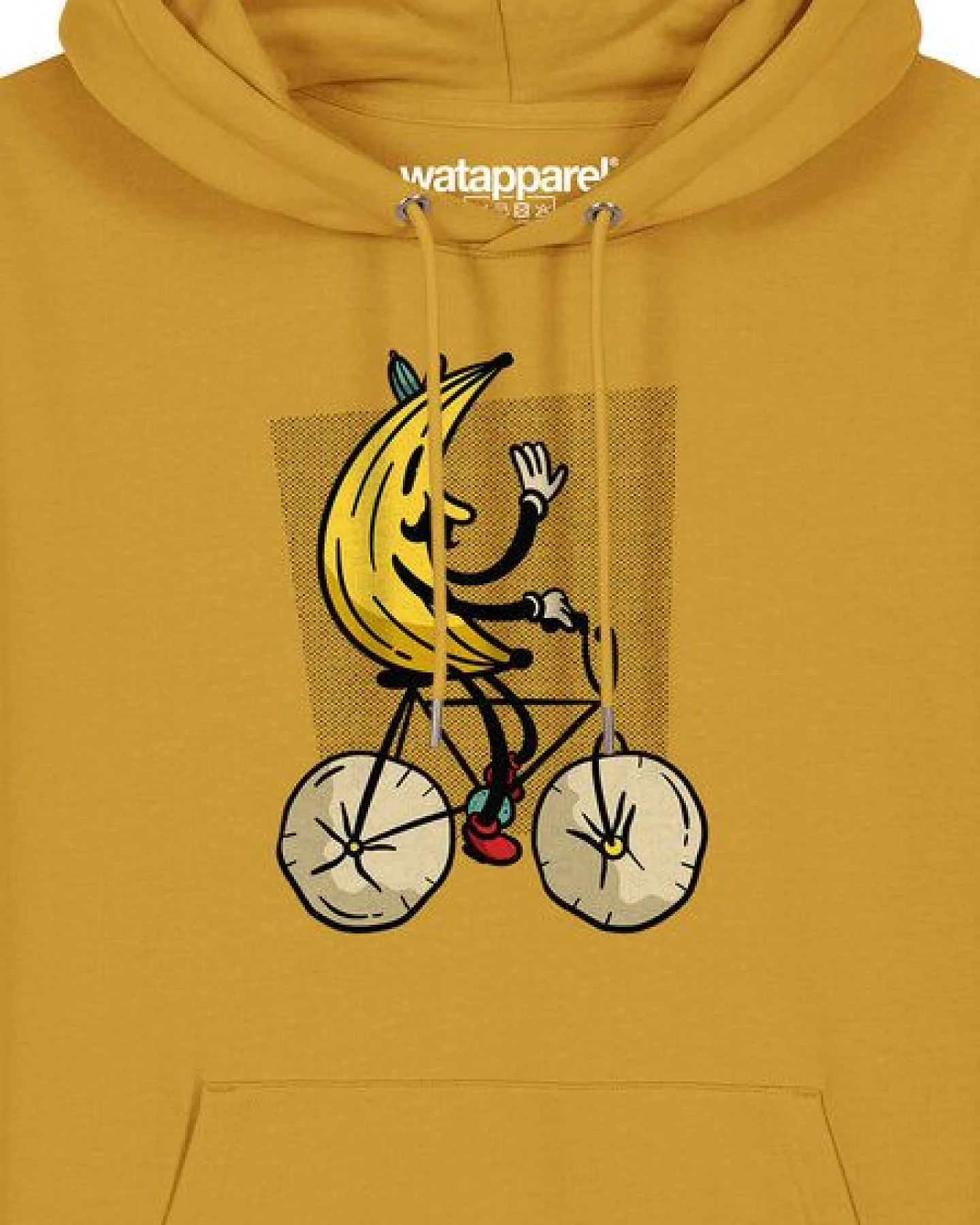 watapparel Hoodie Unisex Banana Rider – Ansicht 3