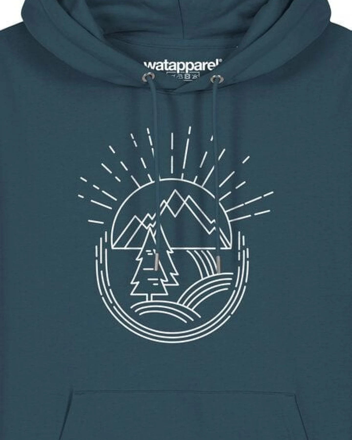 watapparel Hoodie Unisex Natur ist schön – Ansicht 3