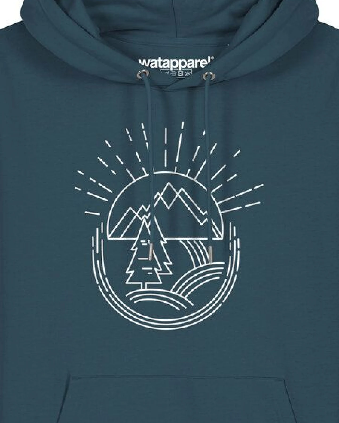 watapparel Hoodie Unisex Natur ist schön – Ansicht 3