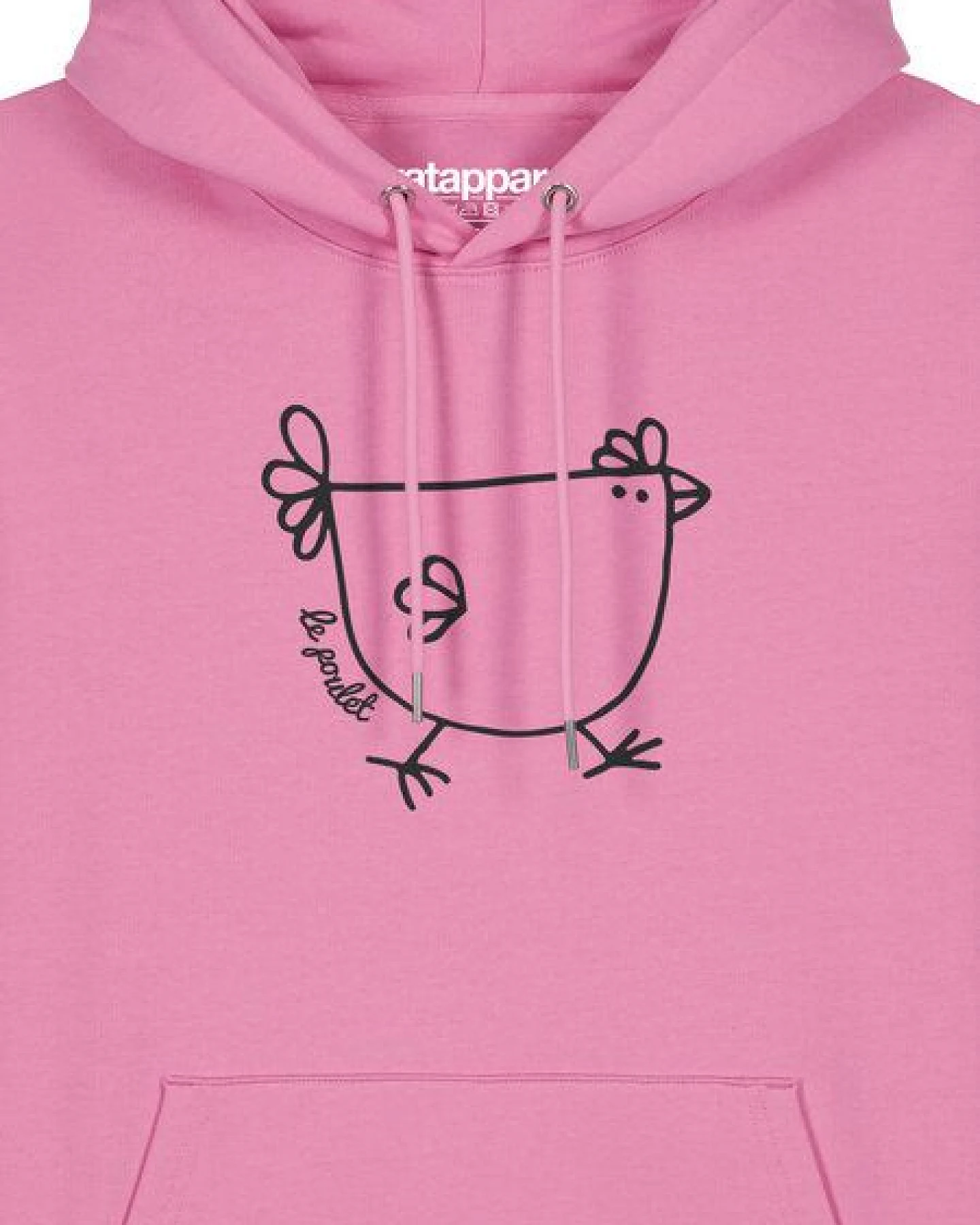 watapparel Hoodie Unisex Le poulet - das Huhn – Ansicht 3