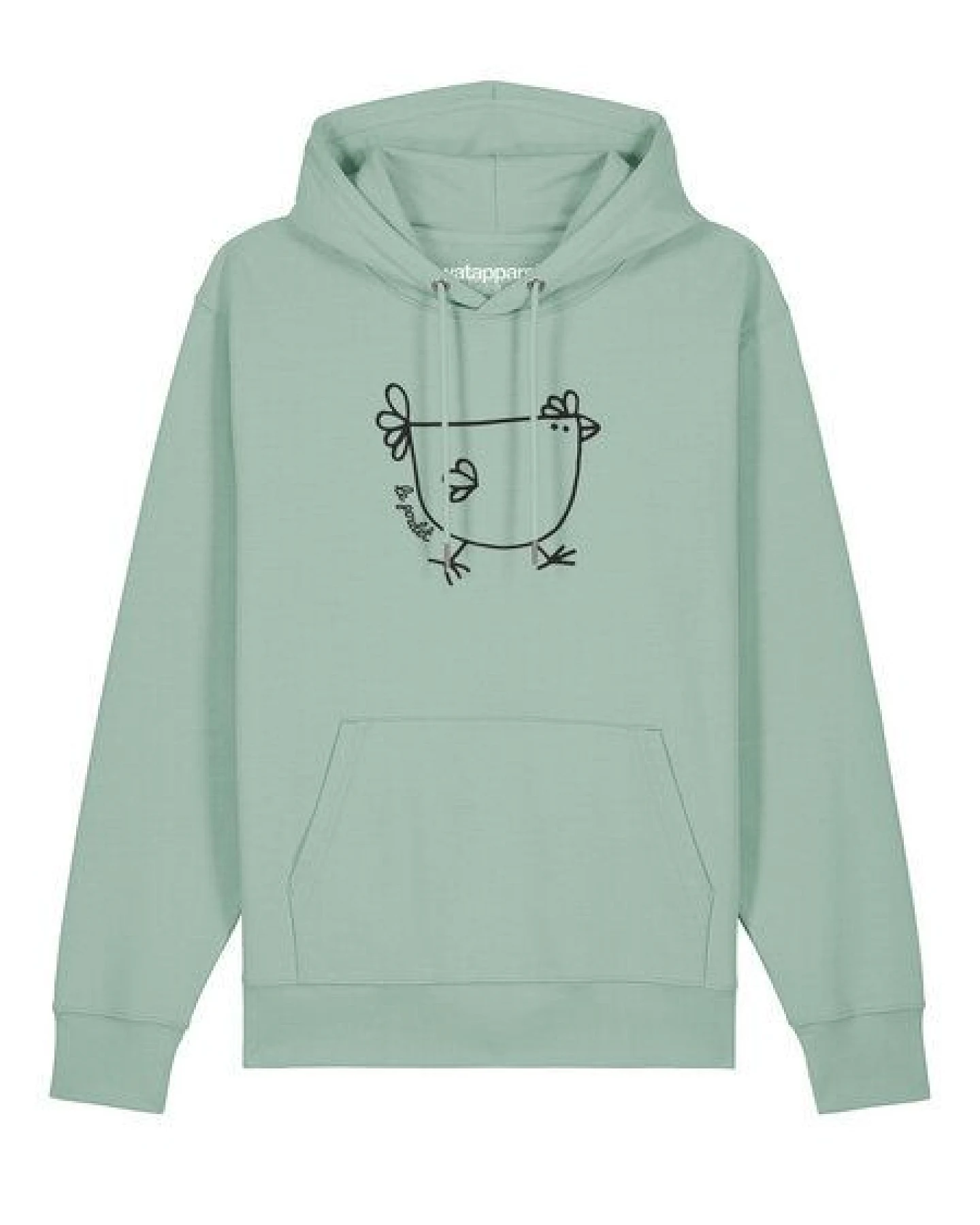 watapparel Hoodie Unisex Le poulet - das Huhn – Ansicht 2