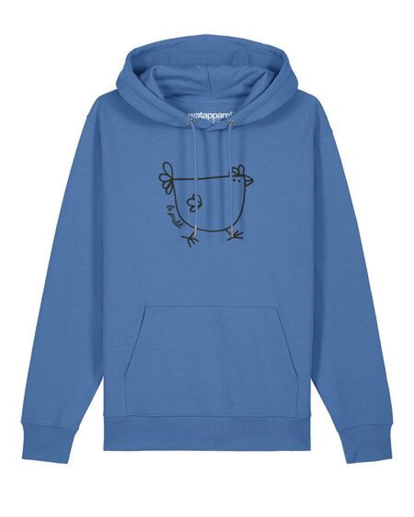 watapparel Hoodie Unisex Le poulet - das Huhn – Ansicht 2
