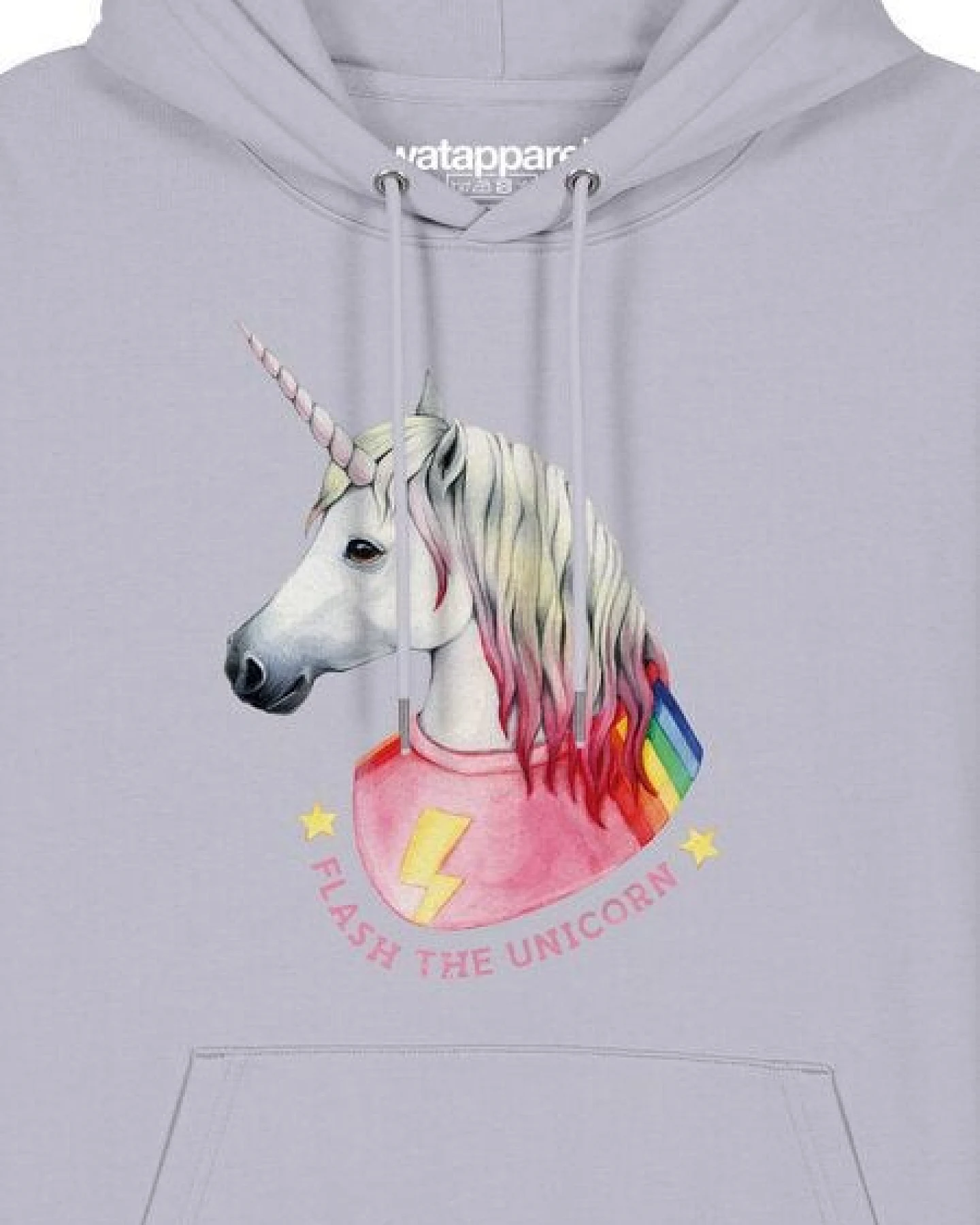 watapparel Hoodie Unisex Flash, the unicorn – Ansicht 3