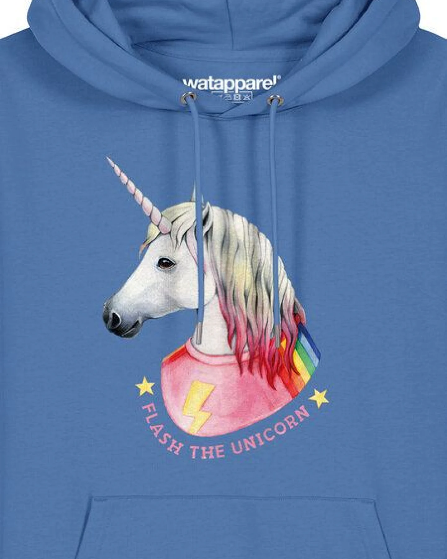 watapparel Hoodie Unisex Flash, the unicorn – Ansicht 3