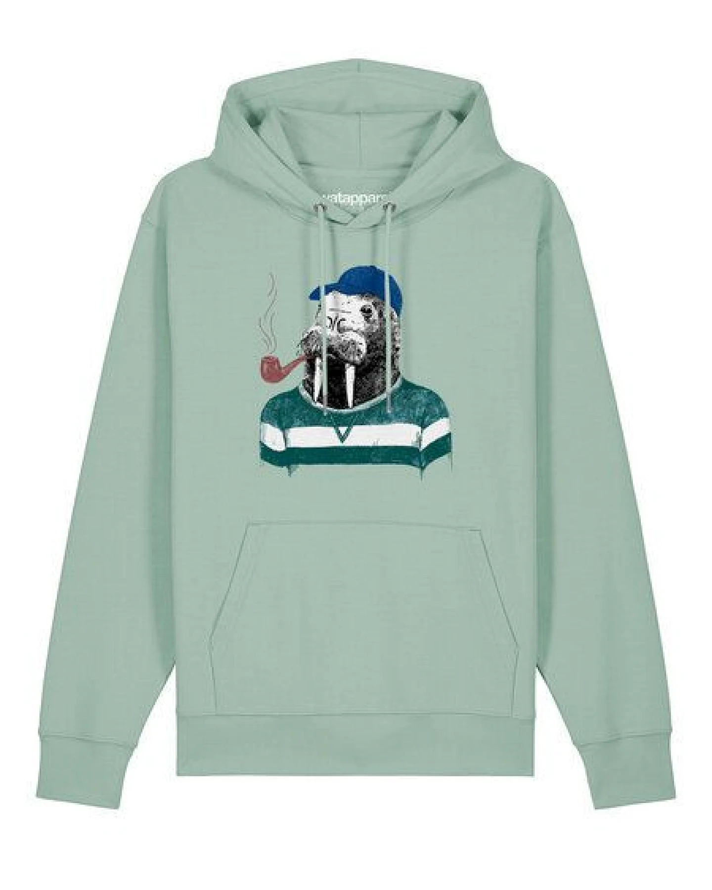watapparel Hoodie Unisex Walross – Ansicht 2
