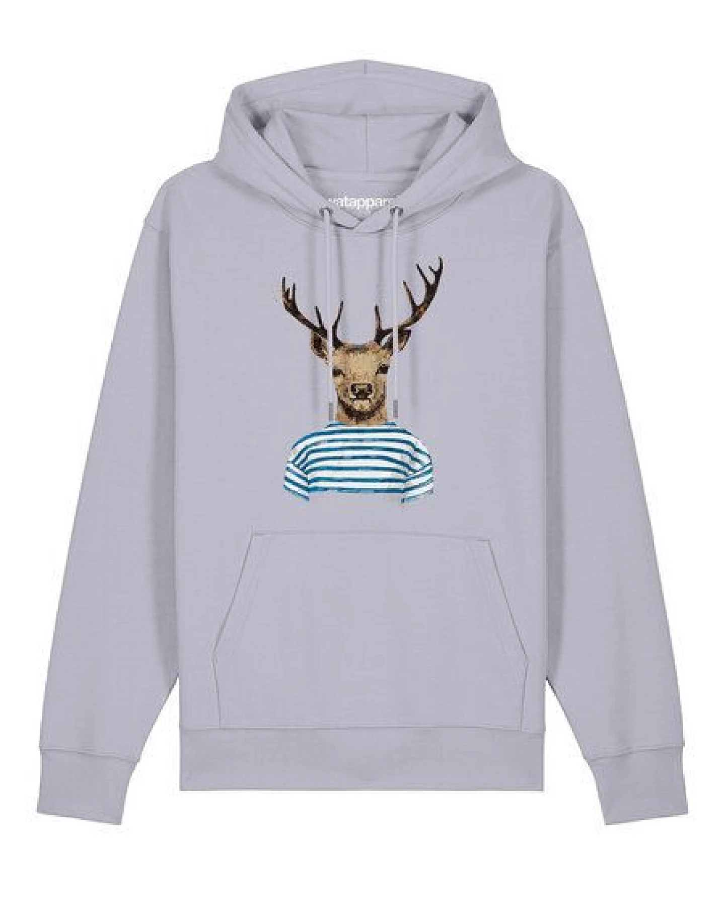 watapparel Hoodie Unisex Hirsch – Ansicht 2