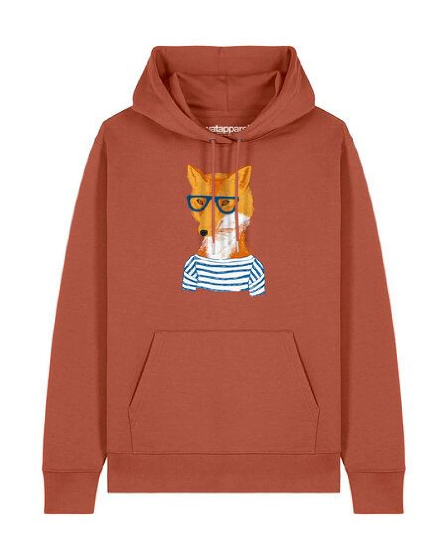 watapparel Hoodie Unisex Fuchs – Ansicht 2