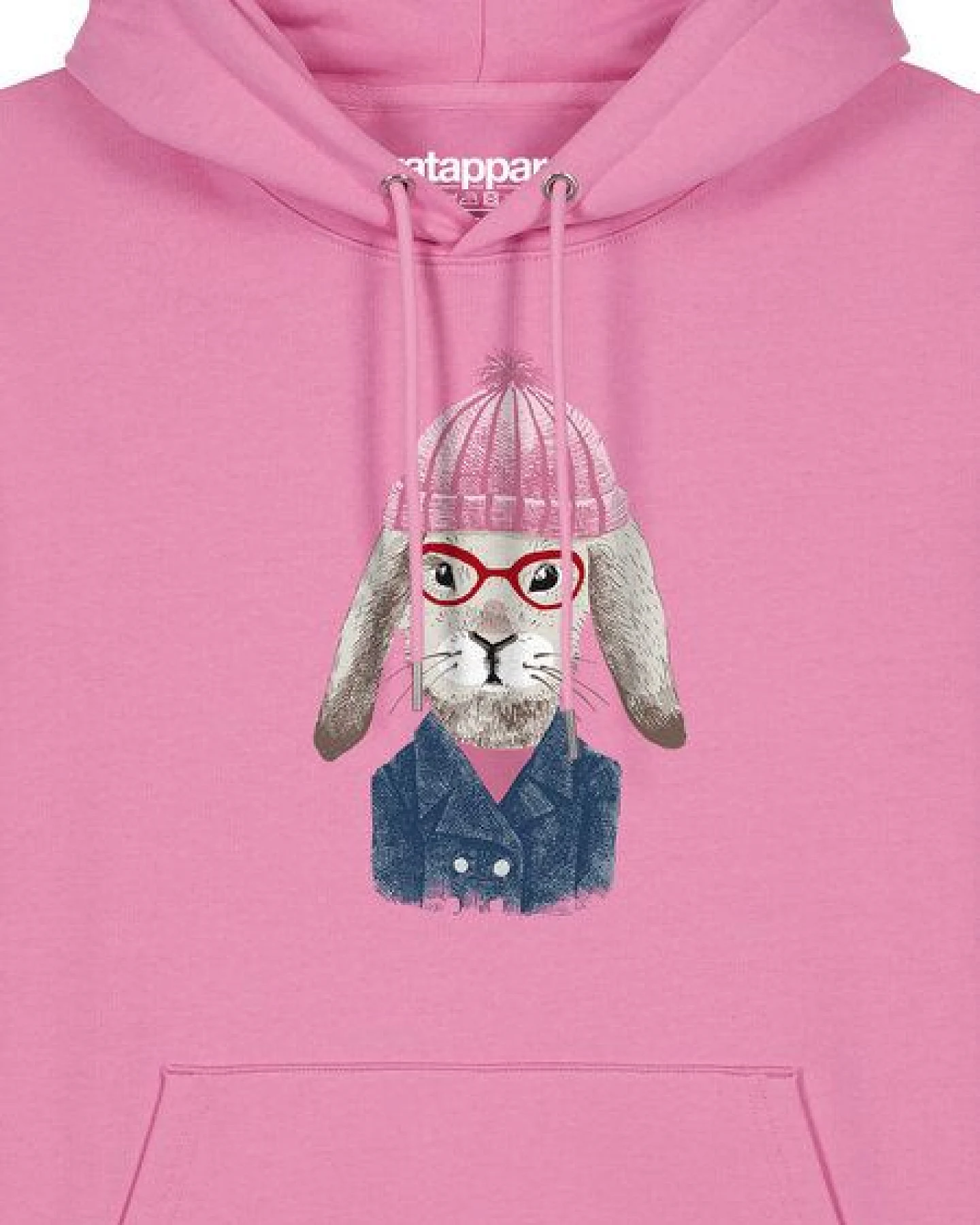 watapparel Hoodie Unisex Hase – Ansicht 3