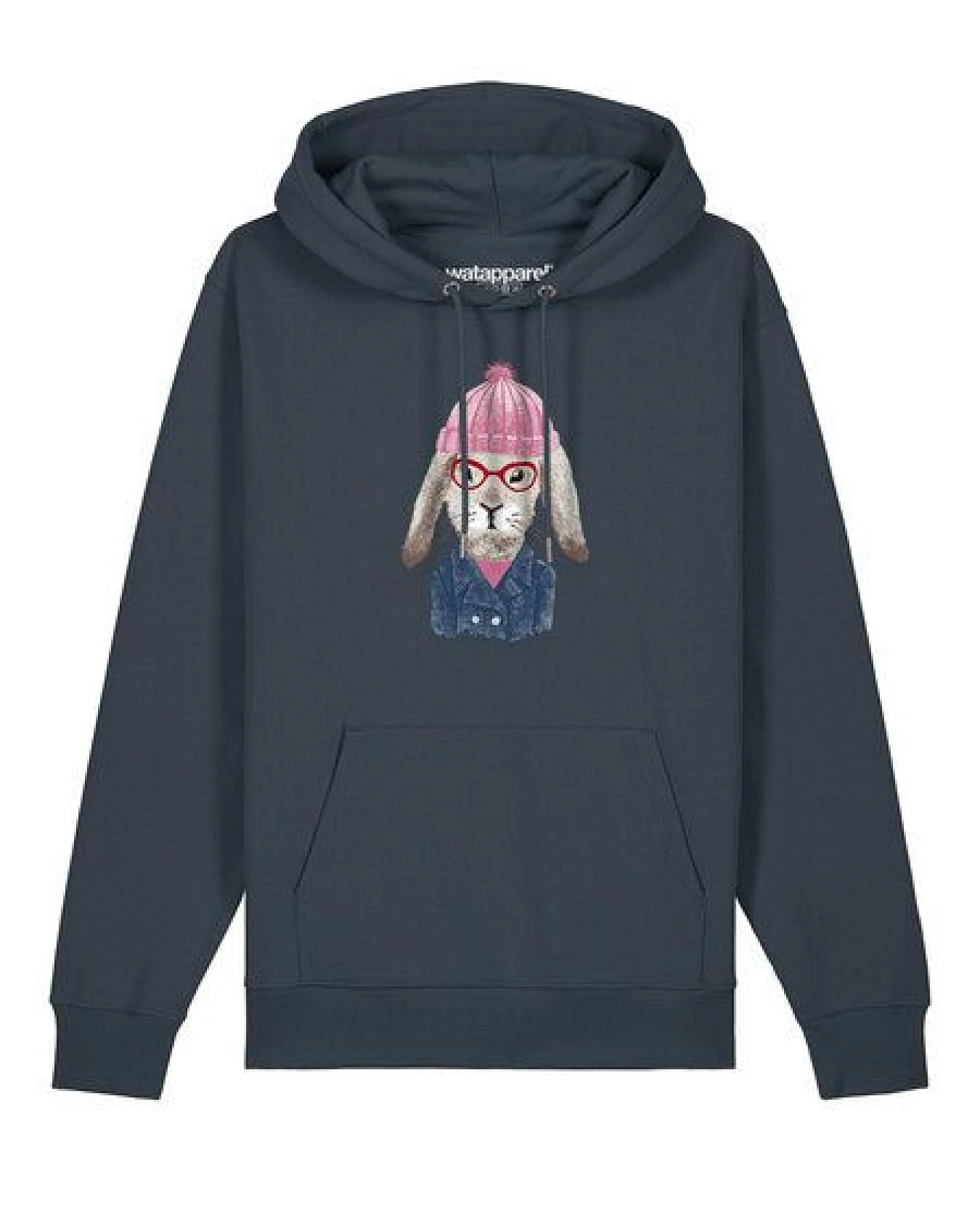 watapparel Hoodie Unisex Hase – Ansicht 2