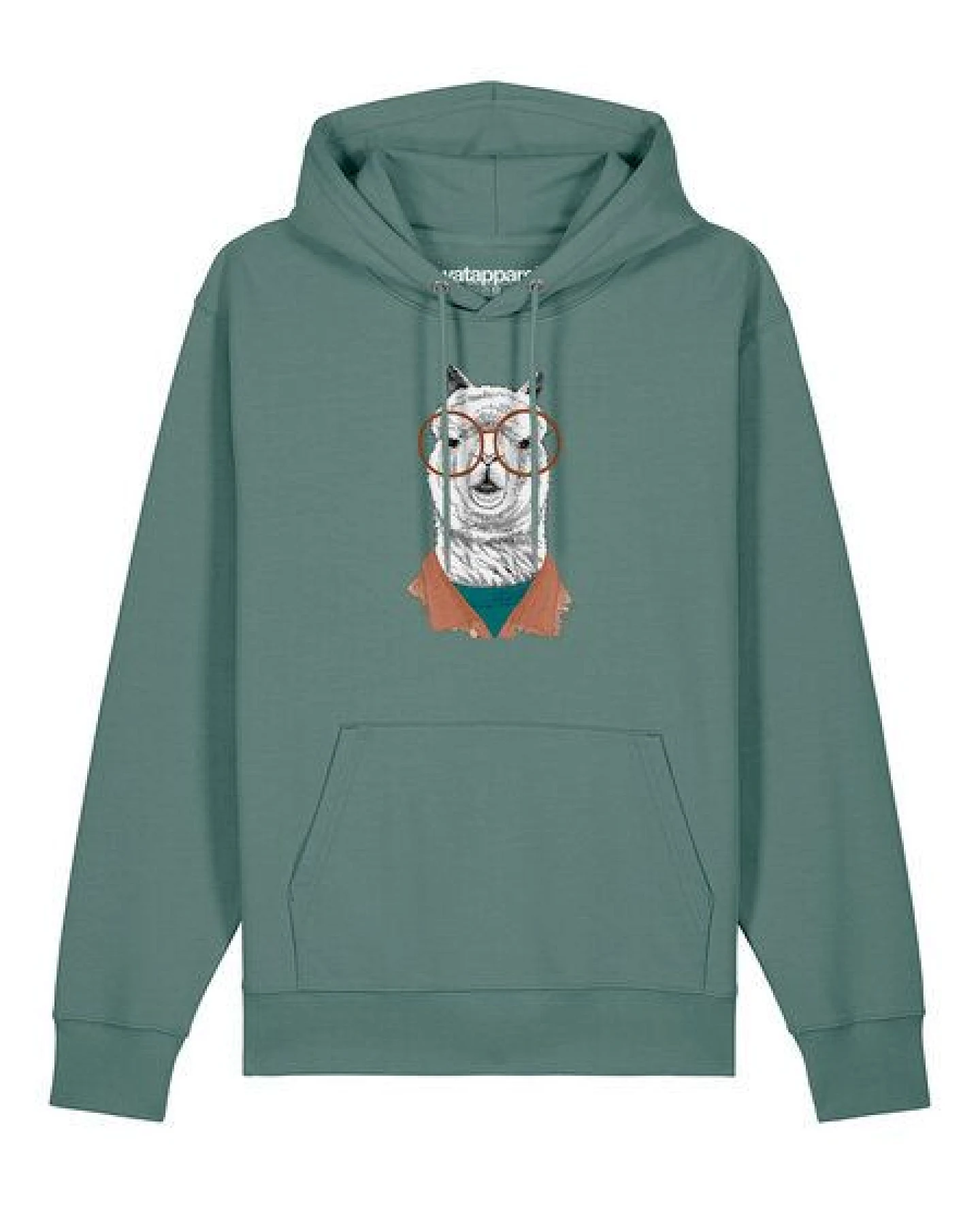 watapparel Hoodie Unisex Lama – Ansicht 2
