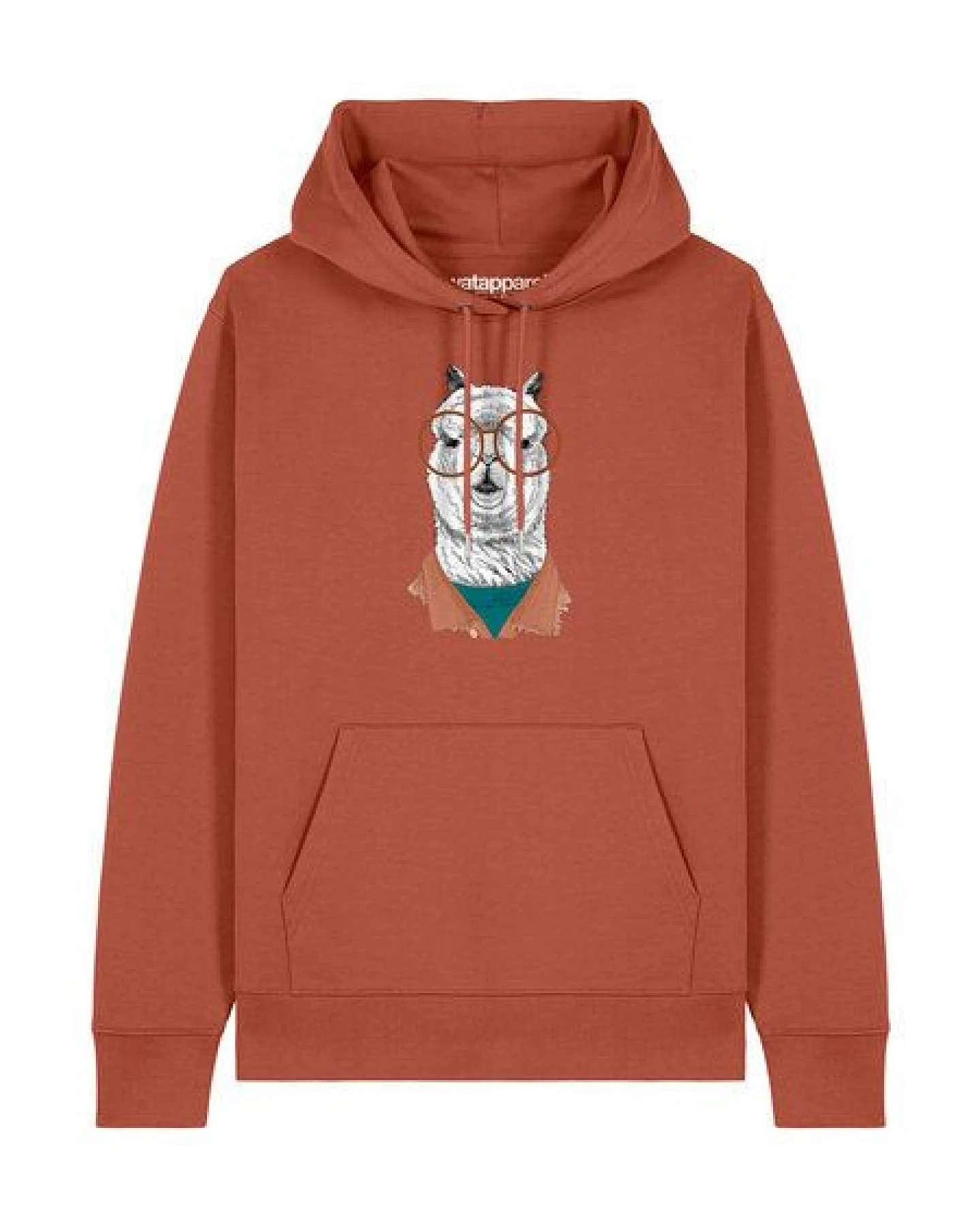 watapparel Hoodie Unisex Lama – Ansicht 2