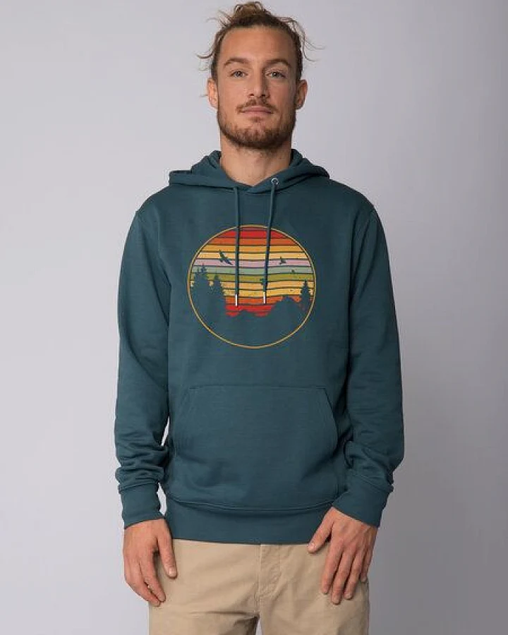 watapparel Hoodie Unisex Sunset Berge & Tannen