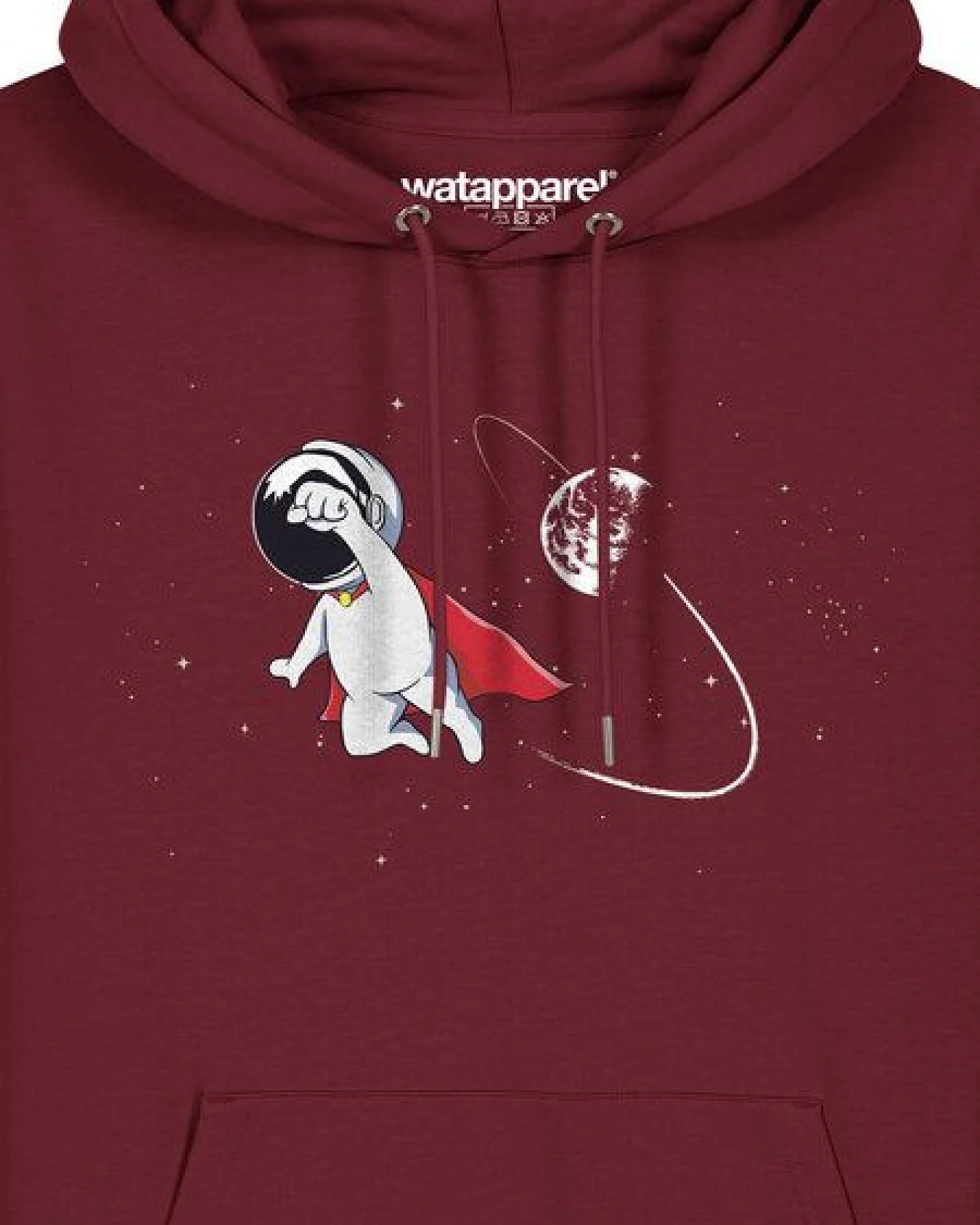 watapparel Hoodie Unisex Superastronaut – Ansicht 3