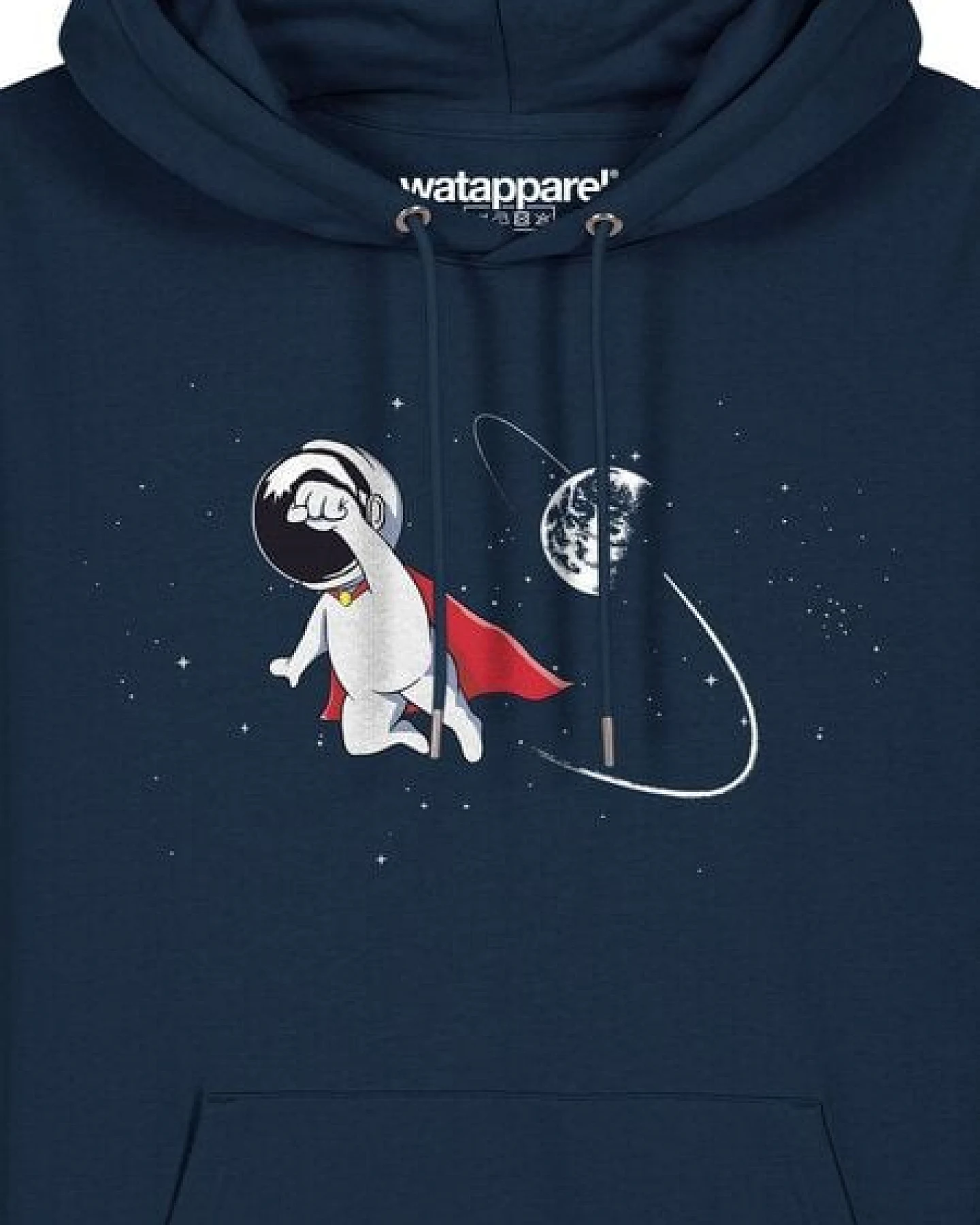 watapparel Hoodie Unisex Superastronaut – Ansicht 3
