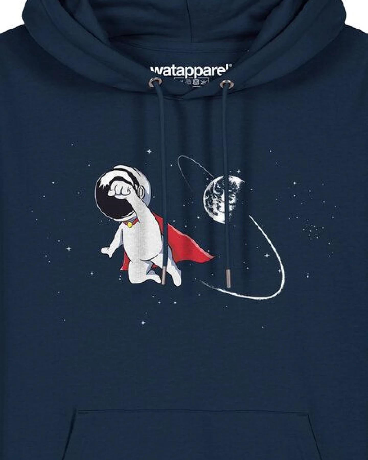 watapparel Hoodie Unisex Superastronaut – Ansicht 3