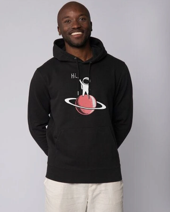 watapparel Hoodie Unisex Astronaut says Hi
