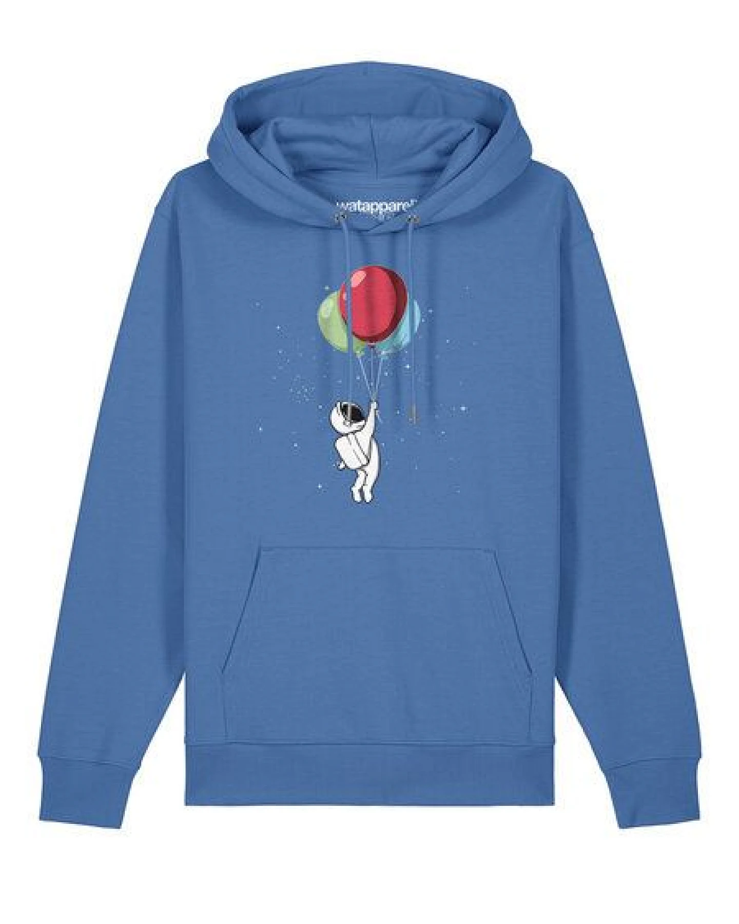 watapparel Hoodie Unisex Little Balloon Astronaut – Ansicht 2