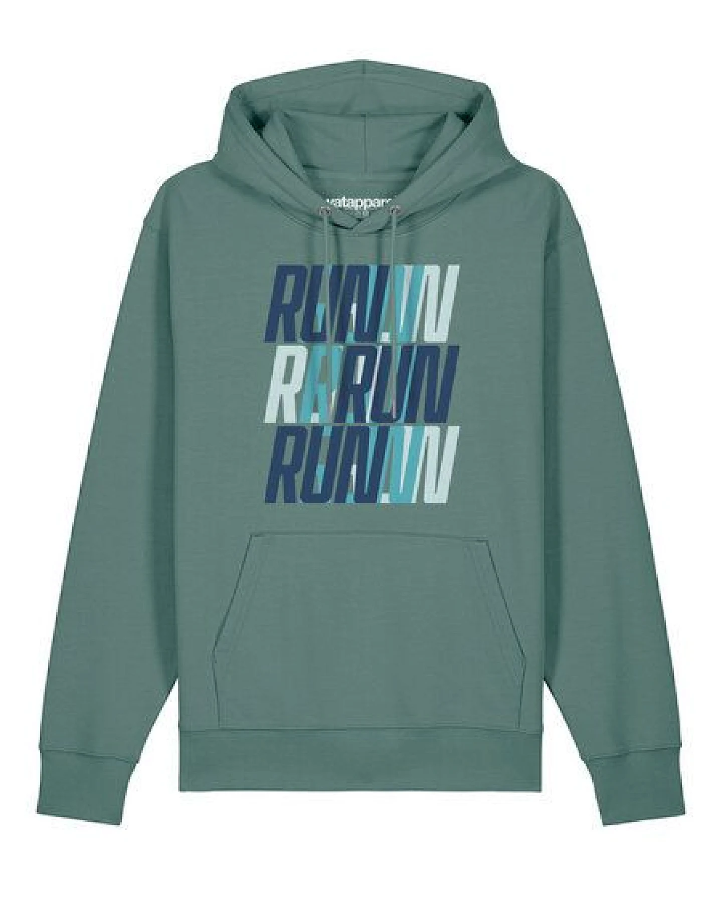 watapparel Hoodie Unisex Run, Run, Run blue – Ansicht 2
