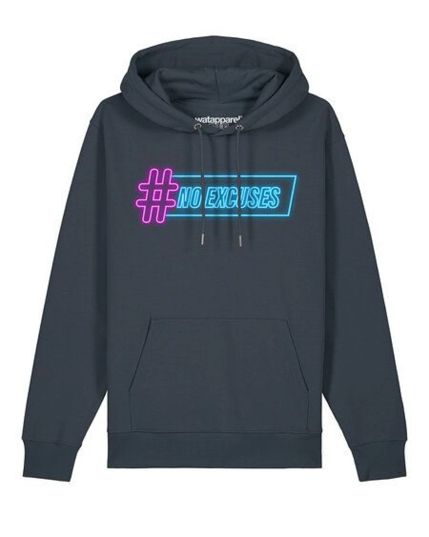 watapparel Hoodie Unisex No Excuses – Ansicht 2