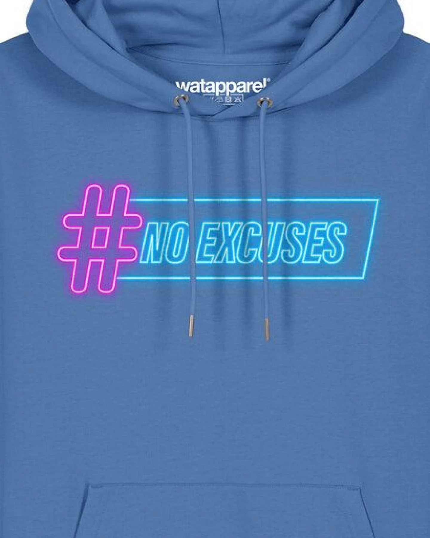 watapparel Hoodie Unisex No Excuses – Ansicht 3