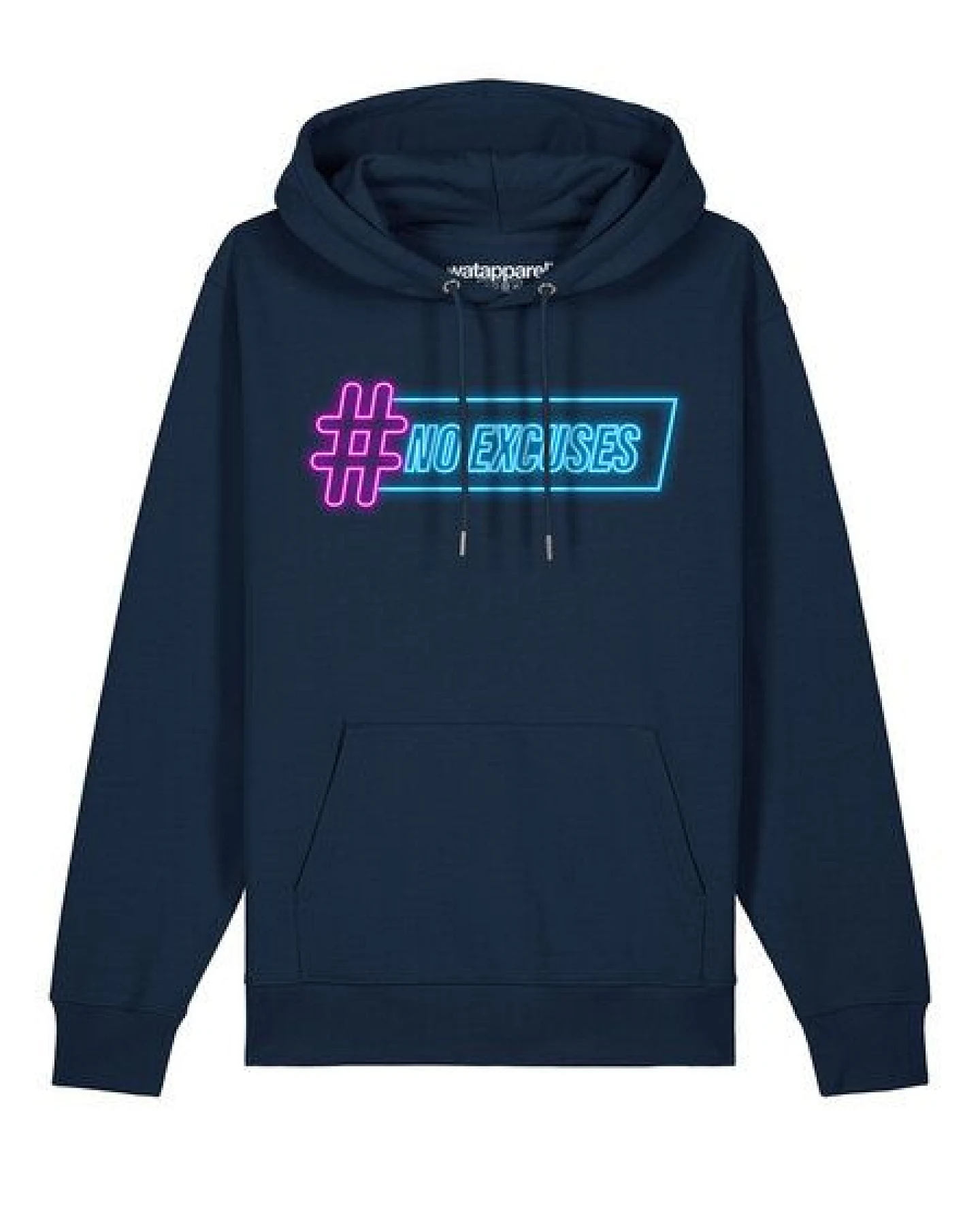 watapparel Hoodie Unisex No Excuses – Ansicht 2