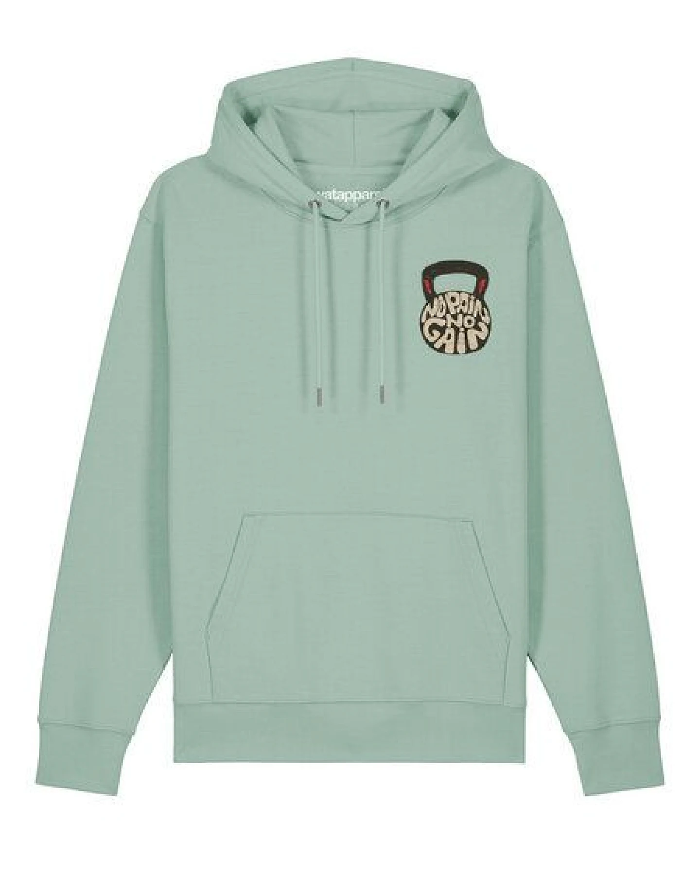 watapparel Hoodie Unisex No Pain, no Gain 01 – Ansicht 2