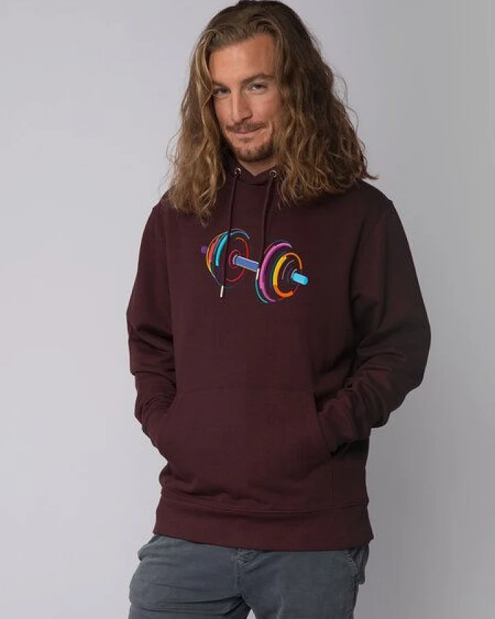 Produktseite: watapparel Hoodie Unisex 80s Hantel