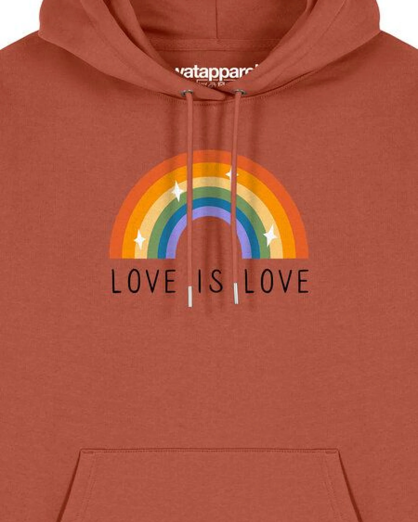 watapparel Hoodie Unisex Love is Love – Ansicht 3