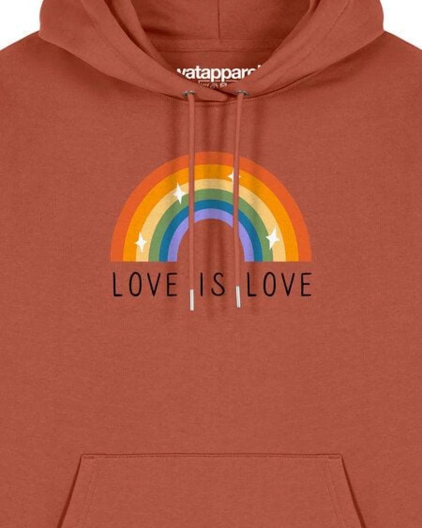 watapparel Hoodie Unisex Love is Love – Ansicht 3