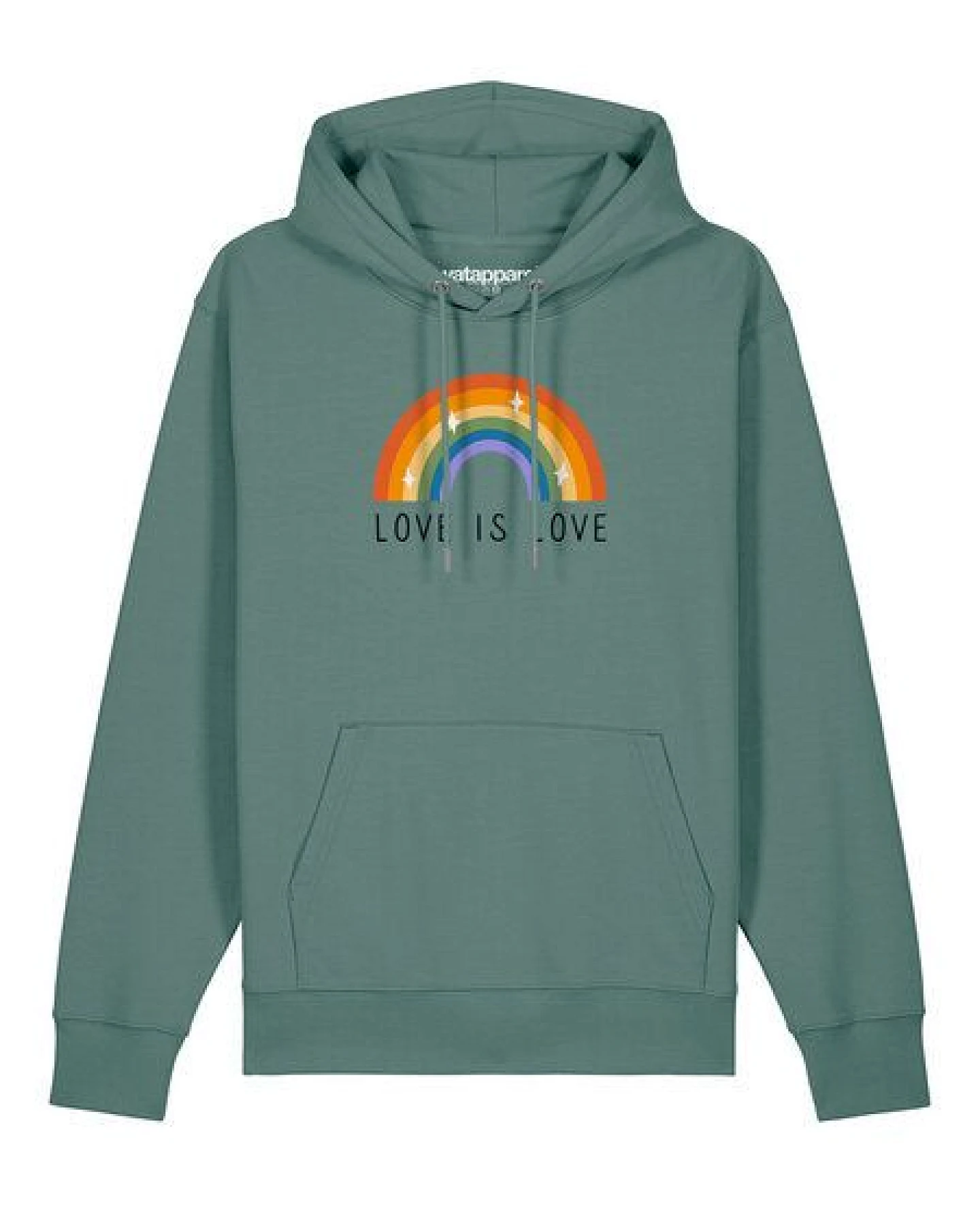 watapparel Hoodie Unisex Love is Love – Ansicht 2