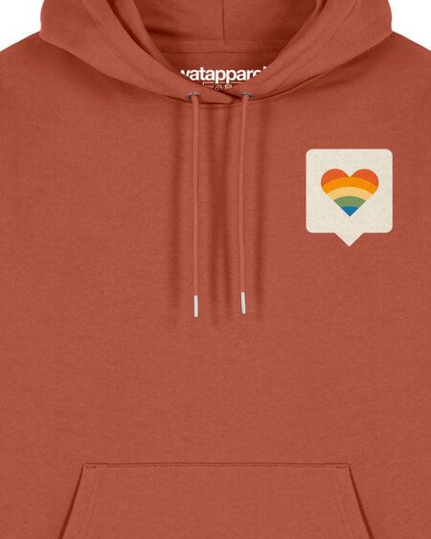 watapparel Hoodie Unisex Von Herzen – Ansicht 3