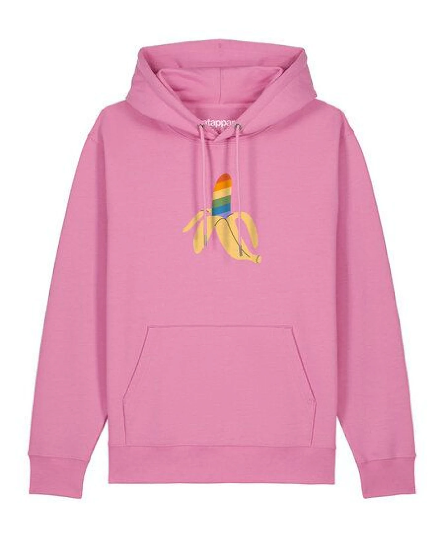 watapparel Hoodie Unisex Rainbow Banana – Ansicht 2