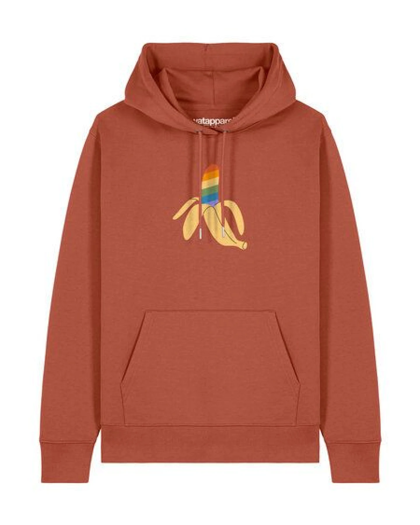 watapparel Hoodie Unisex Rainbow Banana – Ansicht 2