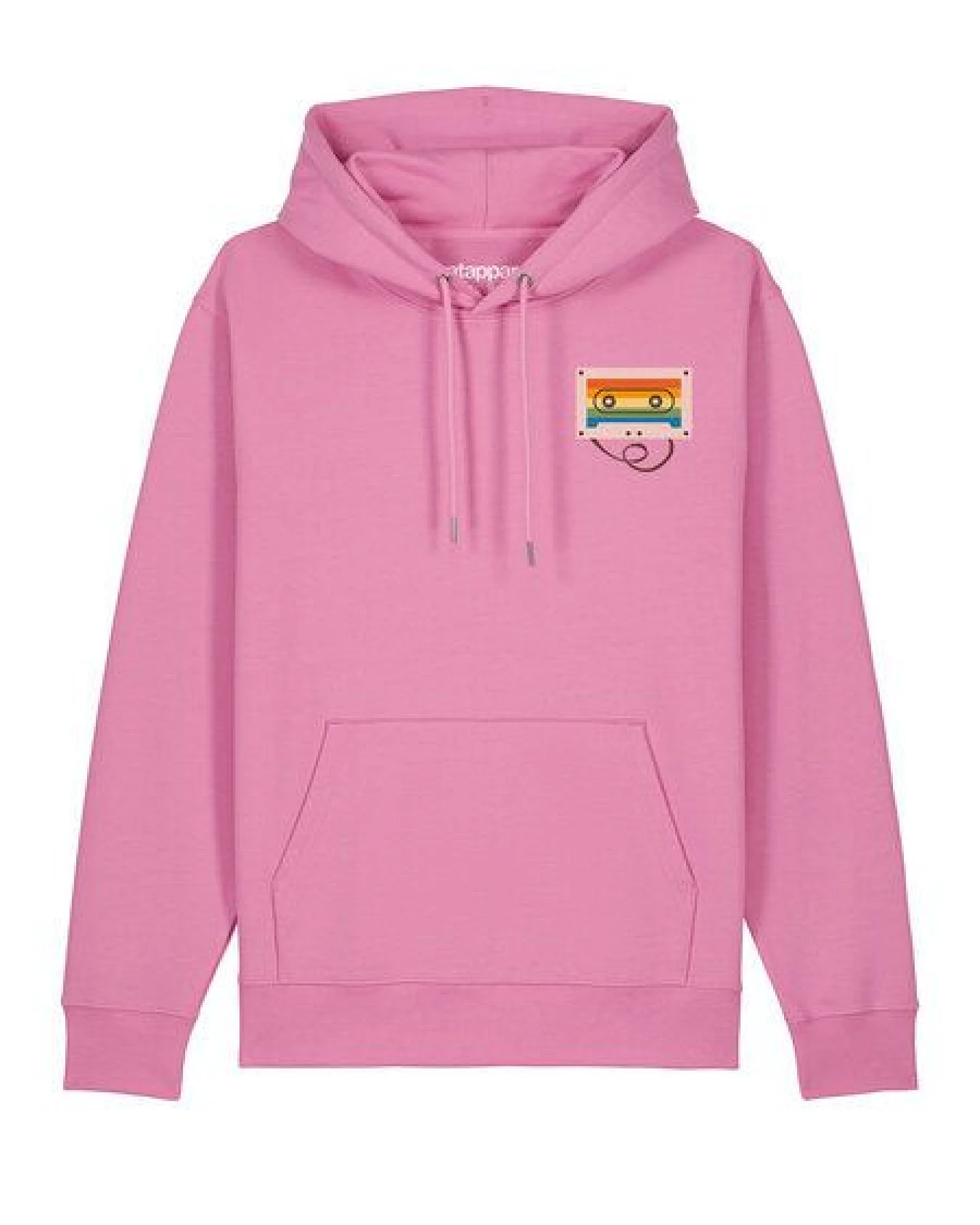 watapparel Hoodie Unisex Rainbow Cassette – Ansicht 2